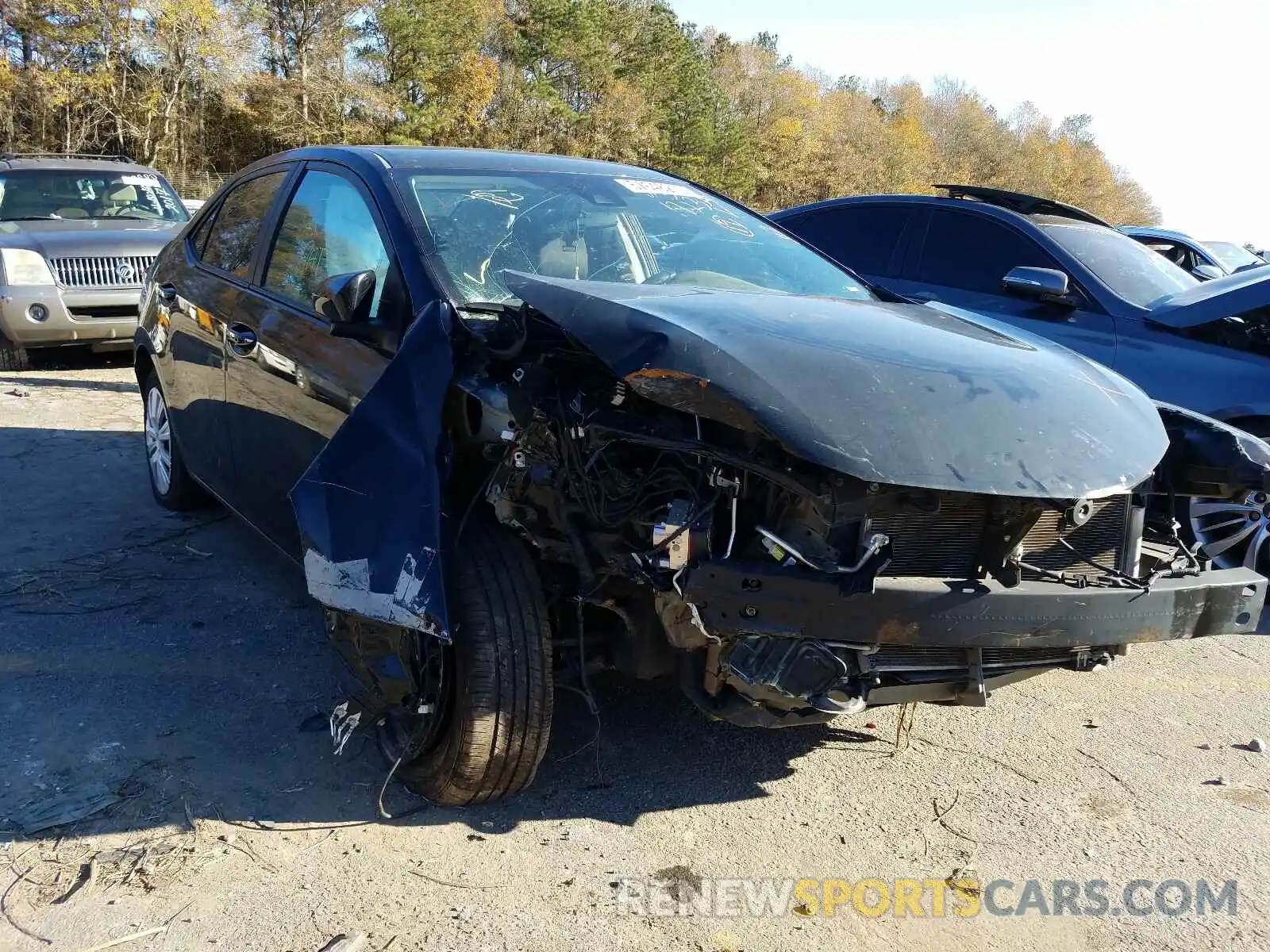 1 Photograph of a damaged car 5YFBURHE1KP949695 TOYOTA COROLLA 2019