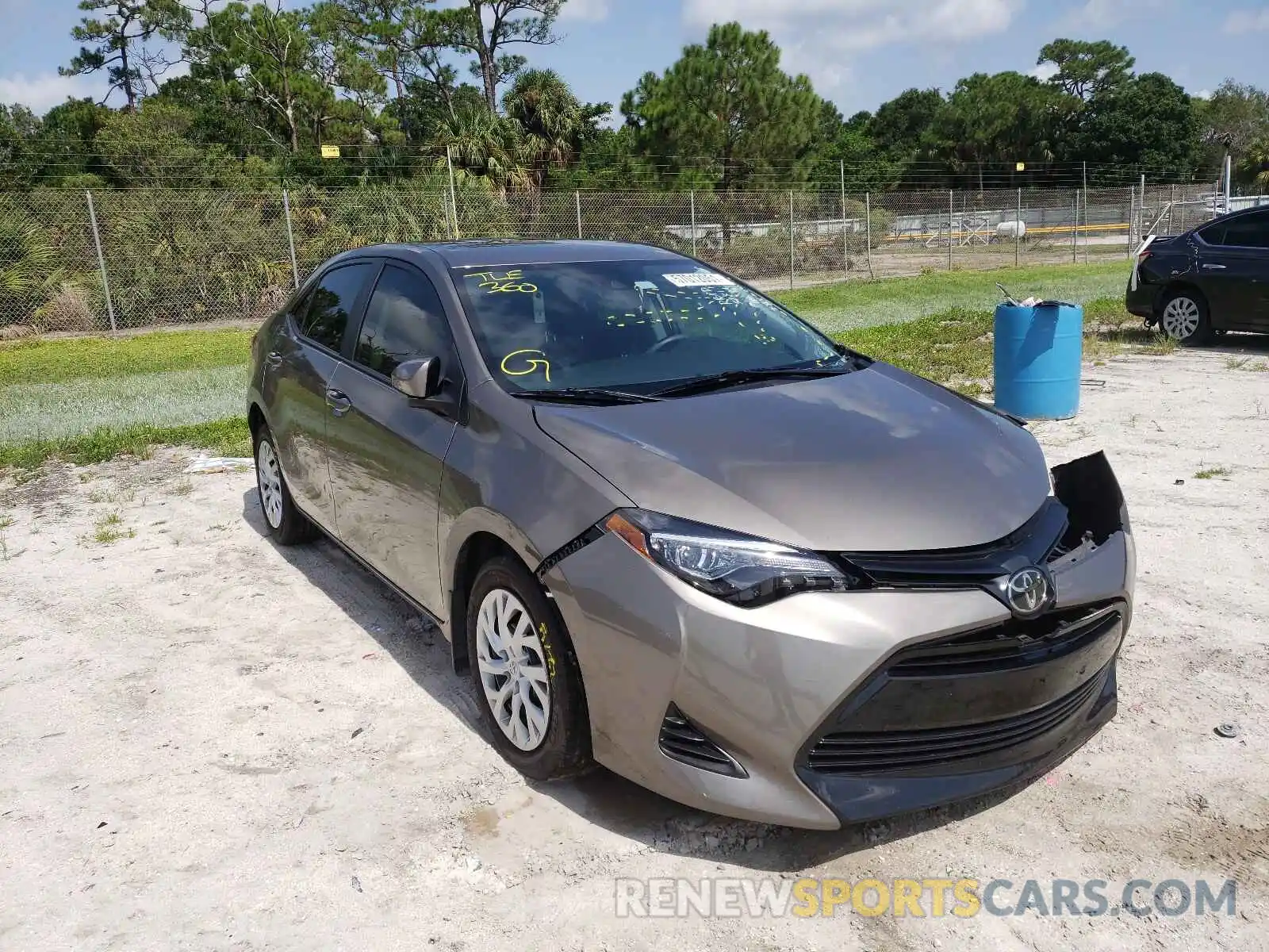 1 Photograph of a damaged car 5YFBURHE1KP949714 TOYOTA COROLLA 2019