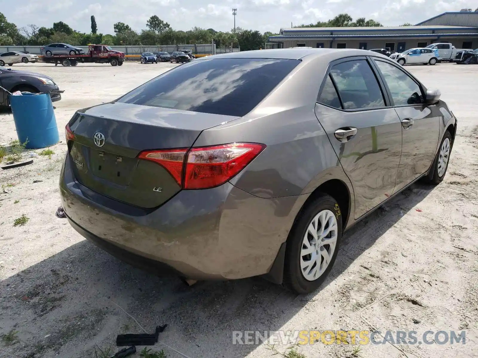 4 Photograph of a damaged car 5YFBURHE1KP949714 TOYOTA COROLLA 2019