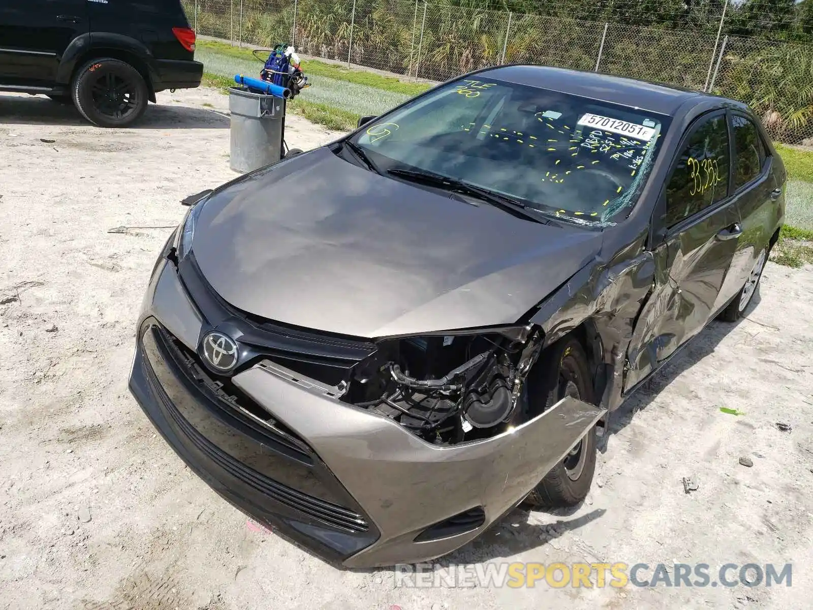 9 Photograph of a damaged car 5YFBURHE1KP949714 TOYOTA COROLLA 2019