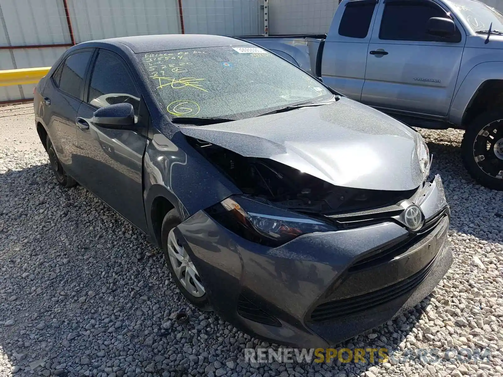 1 Photograph of a damaged car 5YFBURHE2KP856765 TOYOTA COROLLA 2019