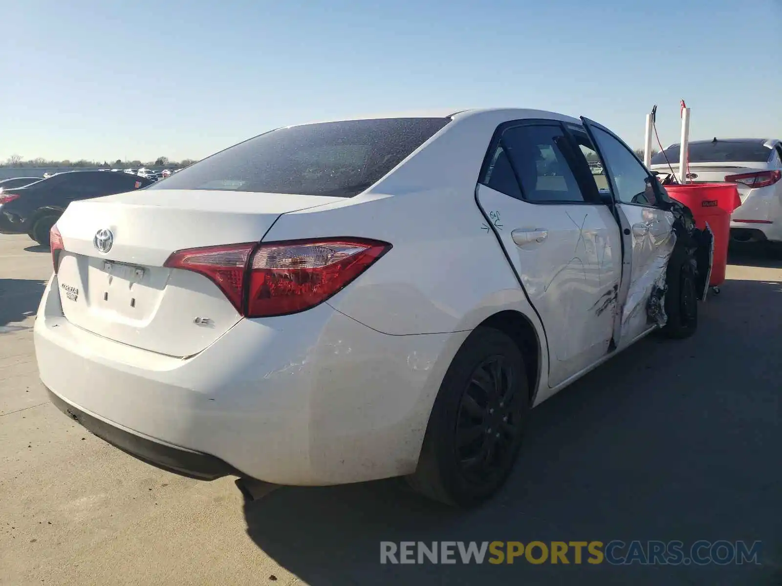 4 Photograph of a damaged car 5YFBURHE2KP857110 TOYOTA COROLLA 2019