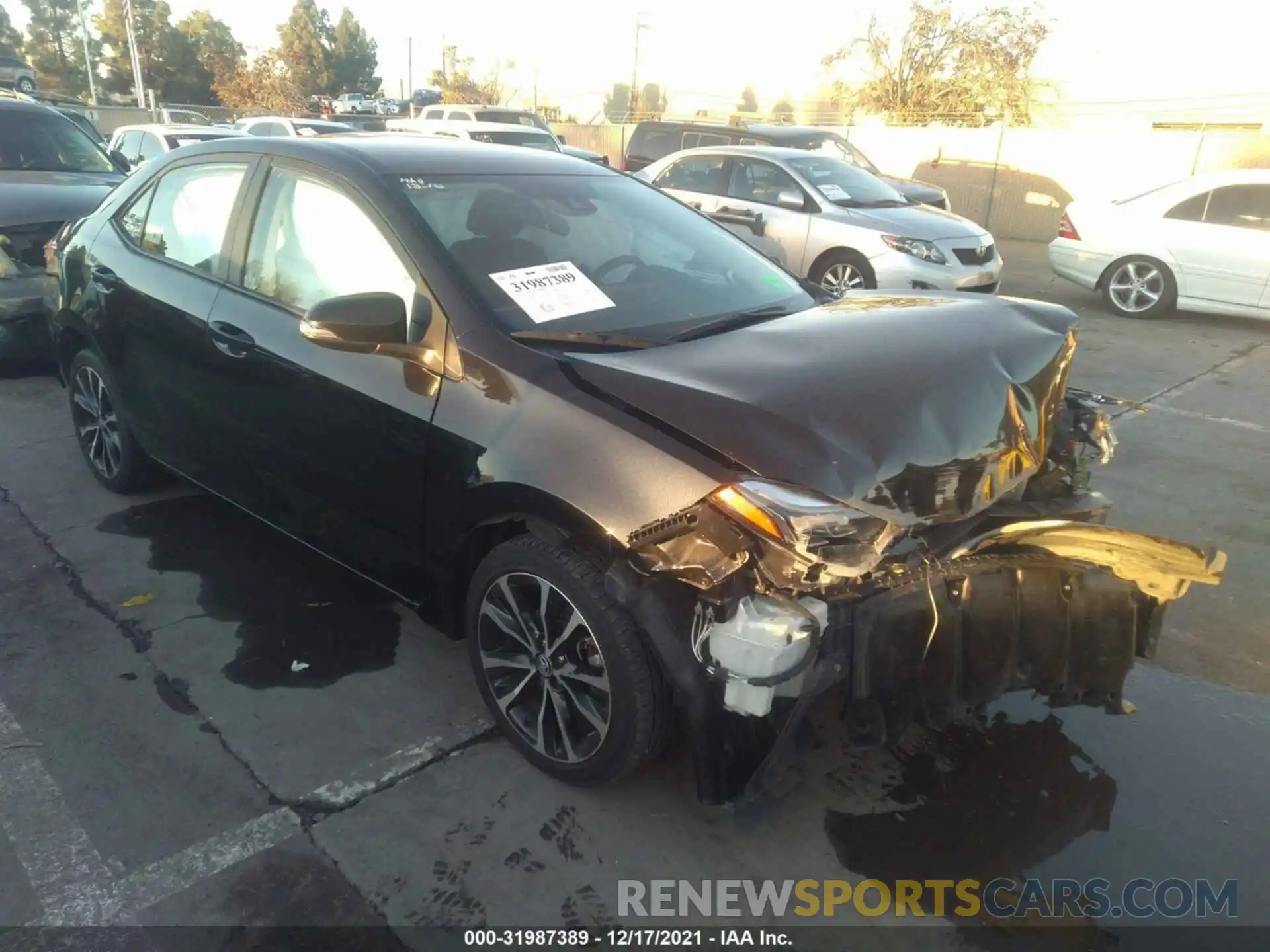 1 Photograph of a damaged car 5YFBURHE2KP857186 TOYOTA COROLLA 2019