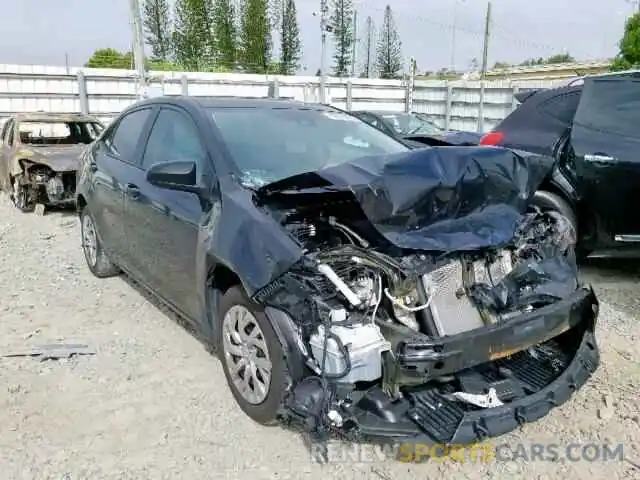 1 Photograph of a damaged car 5YFBURHE2KP857396 TOYOTA COROLLA 2019