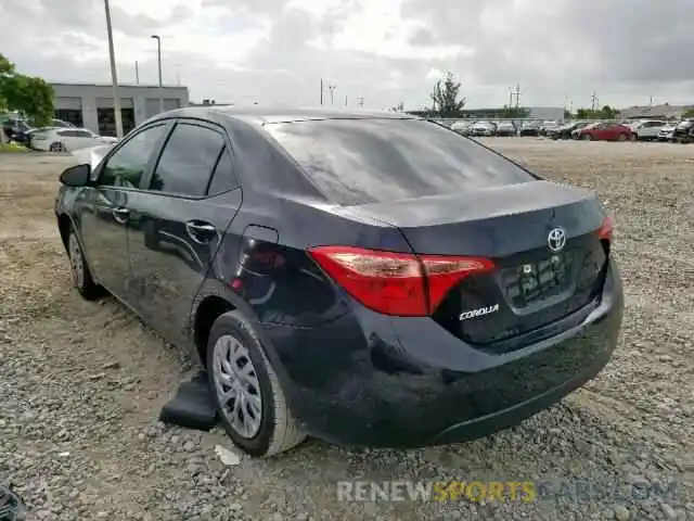 3 Photograph of a damaged car 5YFBURHE2KP857396 TOYOTA COROLLA 2019