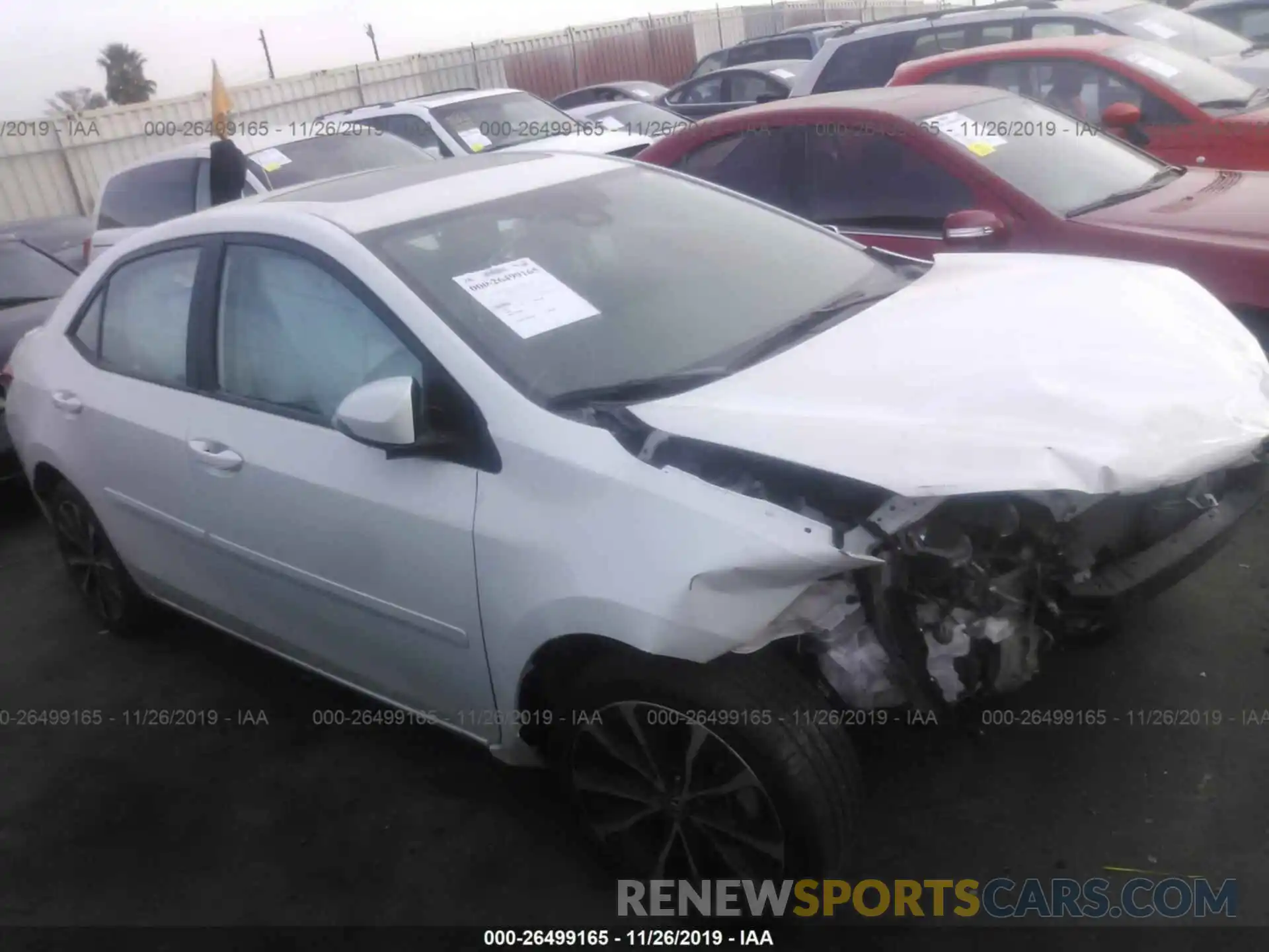 1 Photograph of a damaged car 5YFBURHE2KP857818 TOYOTA COROLLA 2019