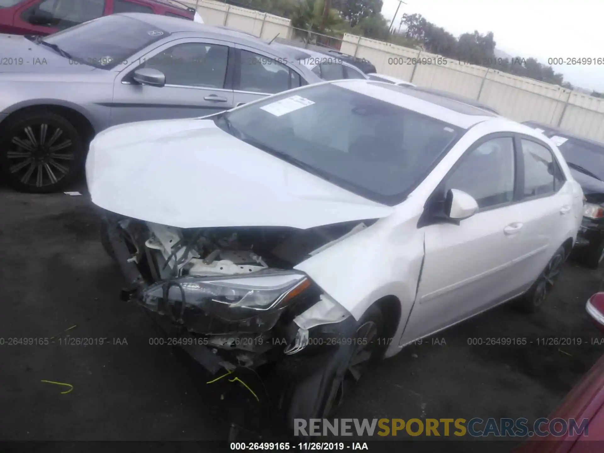 2 Photograph of a damaged car 5YFBURHE2KP857818 TOYOTA COROLLA 2019