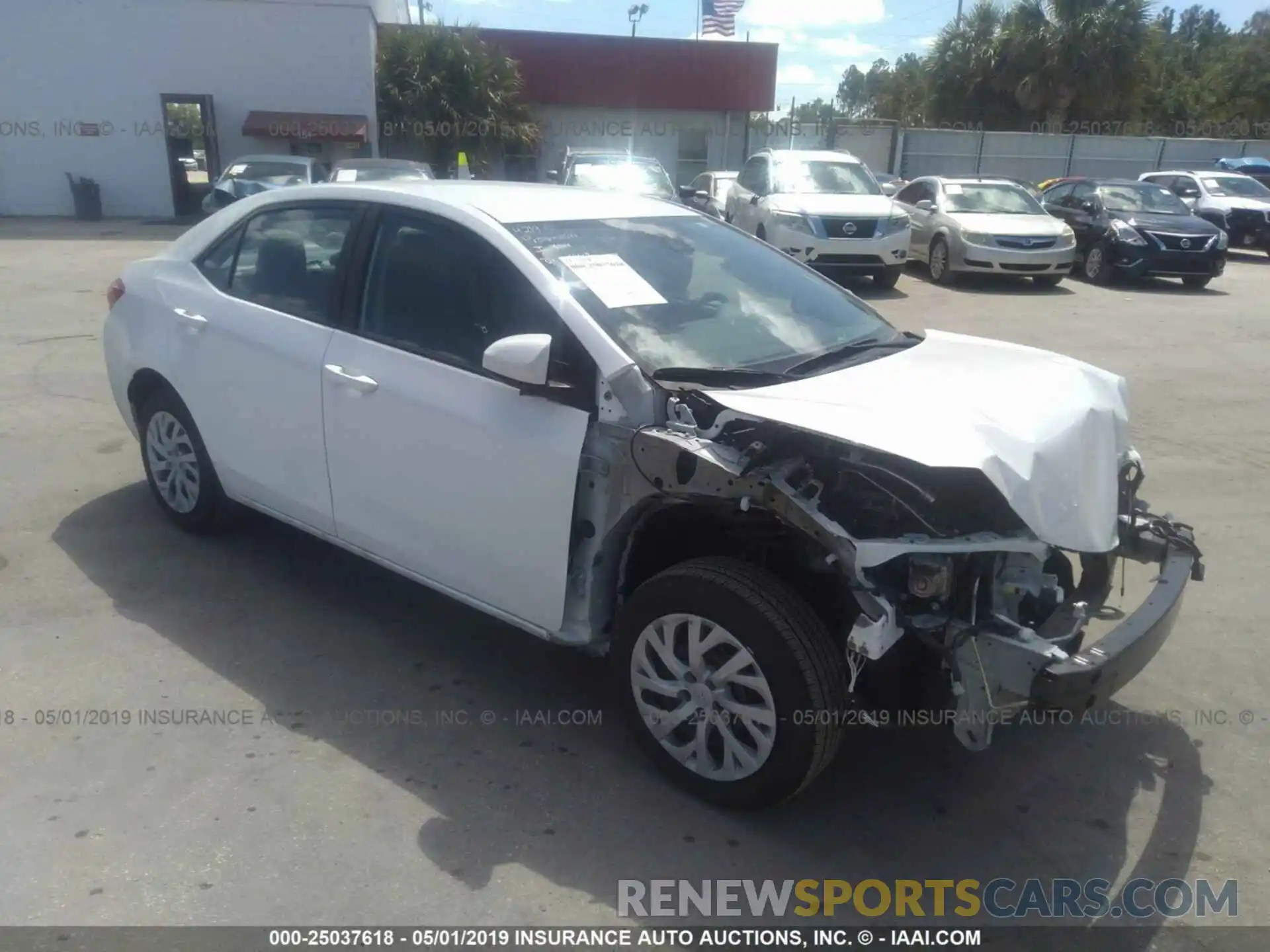 1 Photograph of a damaged car 5YFBURHE2KP857981 TOYOTA COROLLA 2019