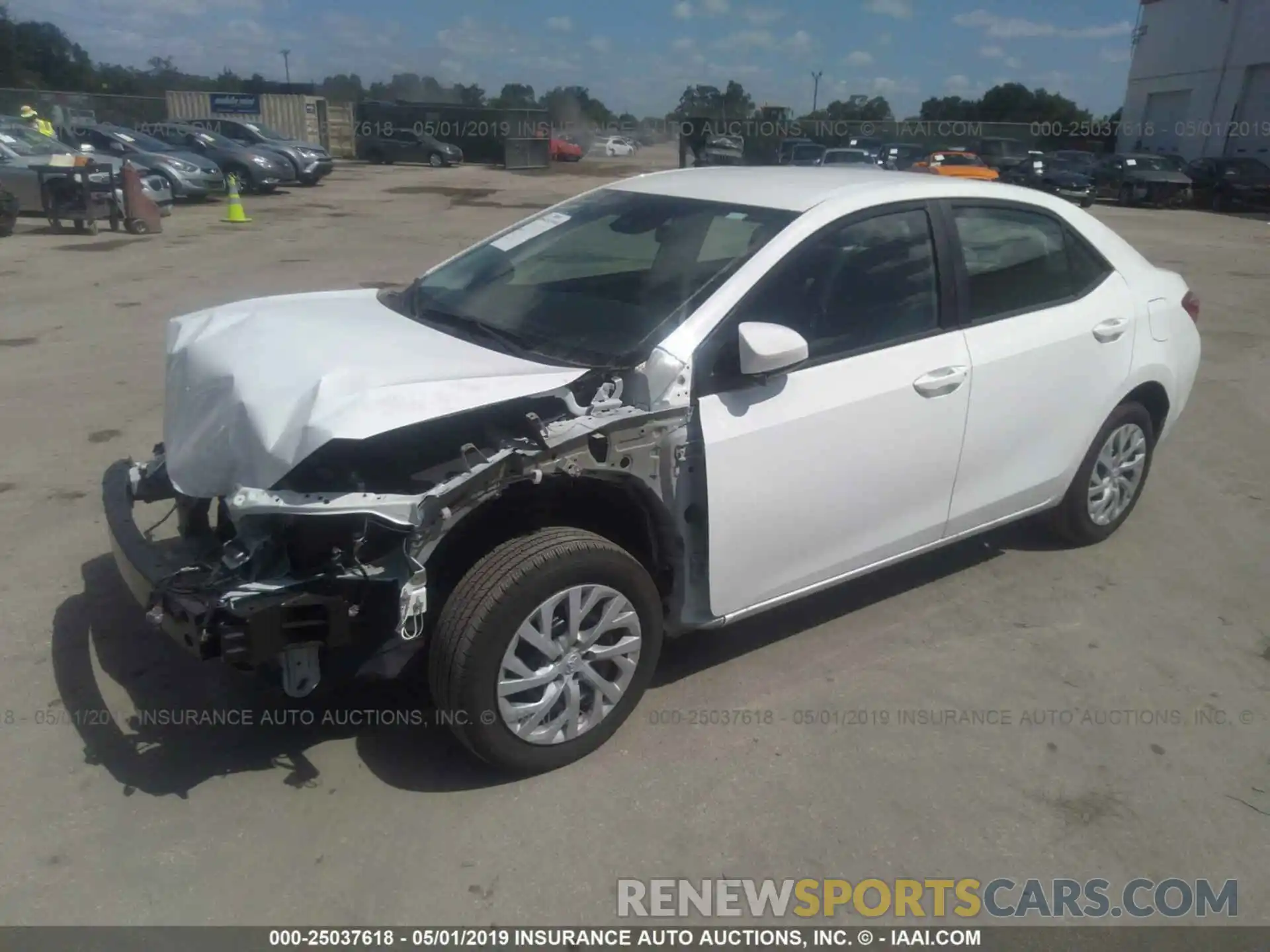 2 Photograph of a damaged car 5YFBURHE2KP857981 TOYOTA COROLLA 2019