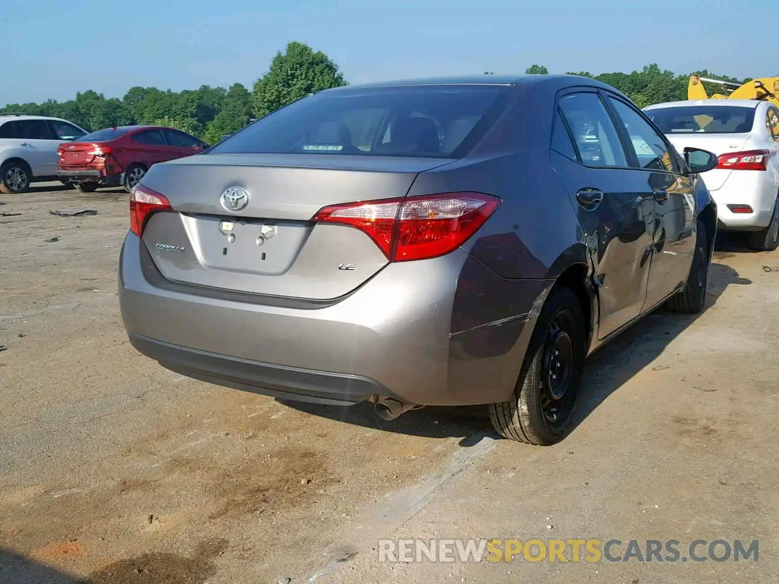 4 Photograph of a damaged car 5YFBURHE2KP858063 TOYOTA COROLLA 2019