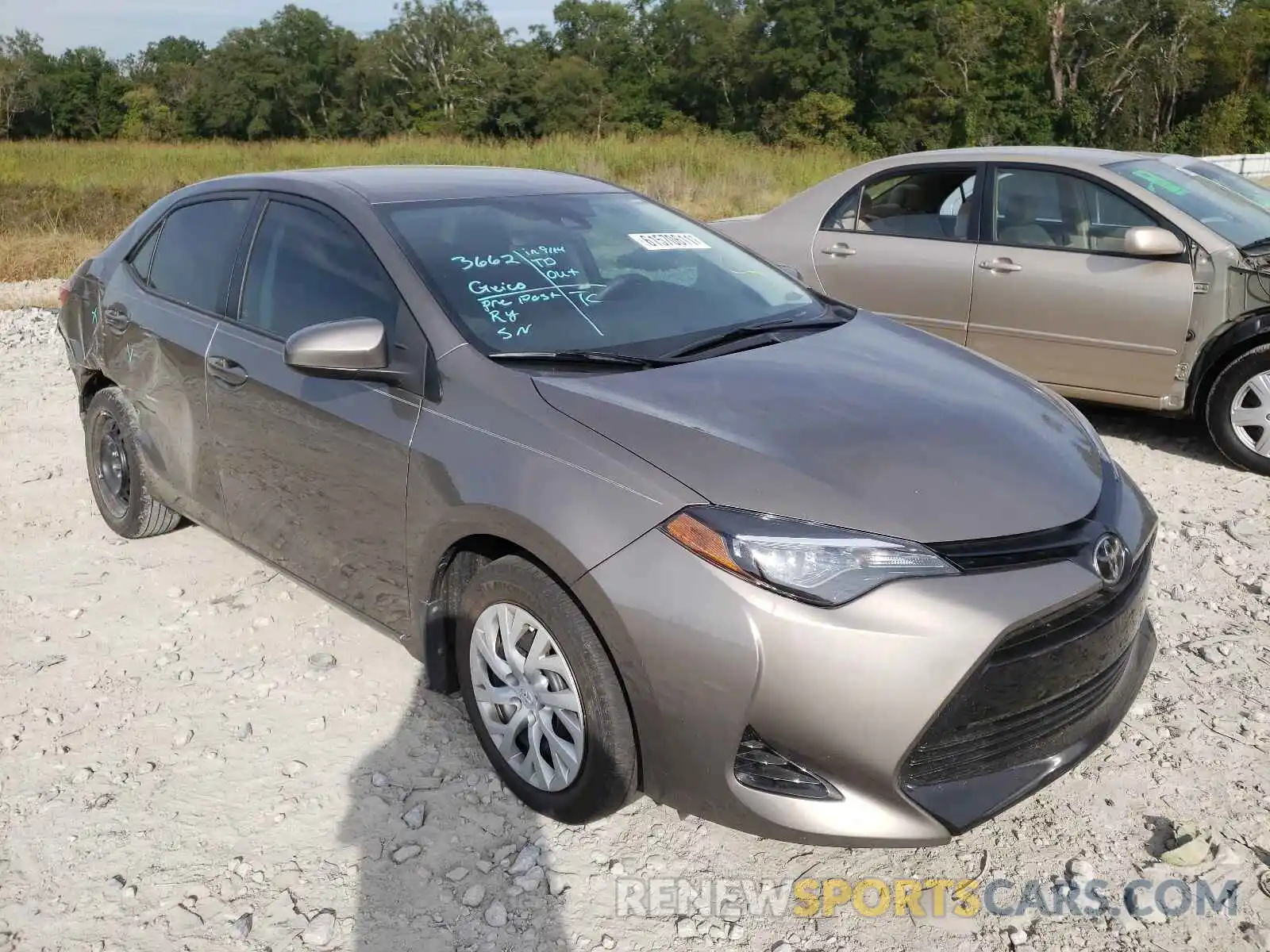 1 Photograph of a damaged car 5YFBURHE2KP858208 TOYOTA COROLLA 2019