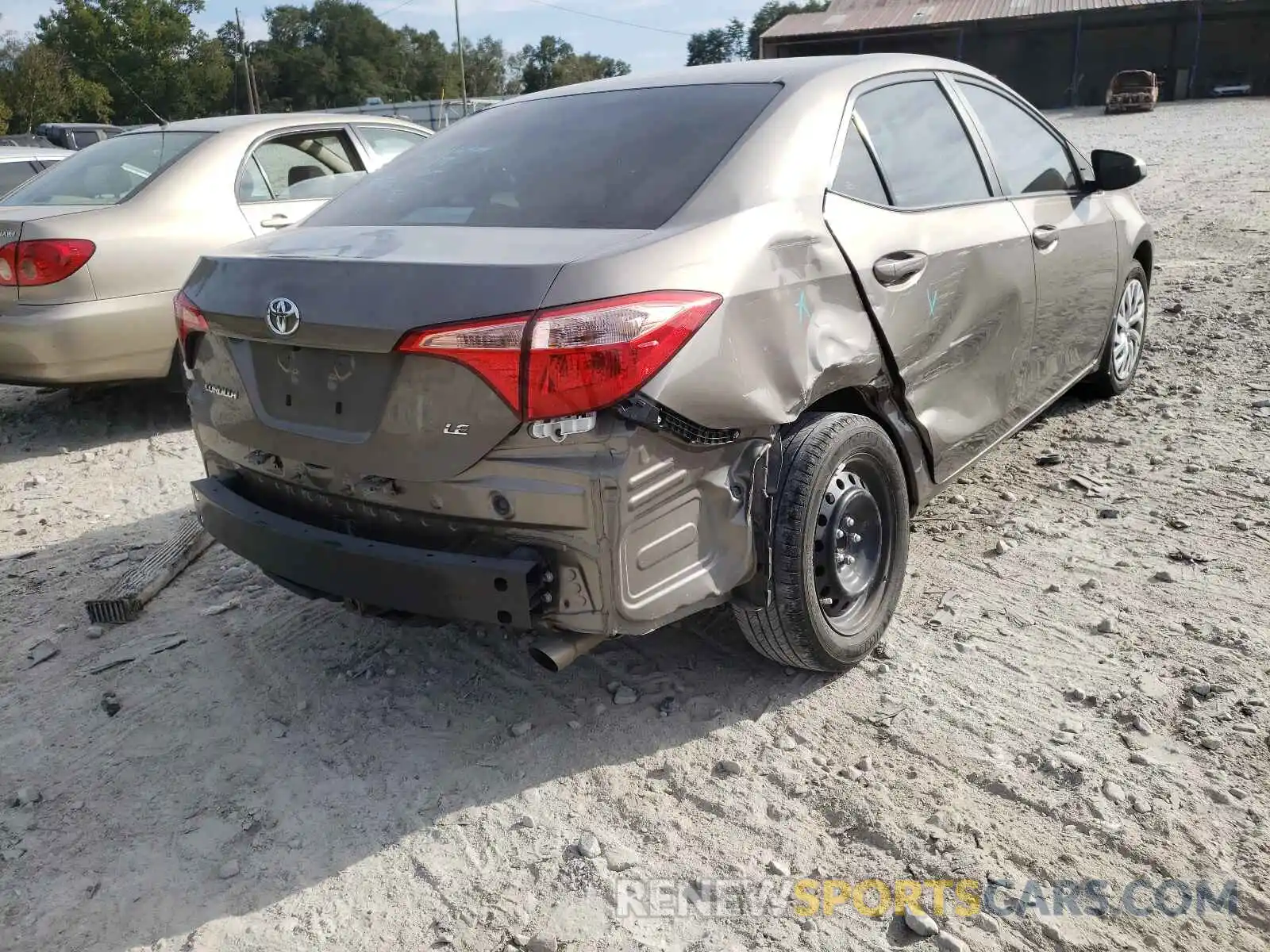 4 Photograph of a damaged car 5YFBURHE2KP858208 TOYOTA COROLLA 2019