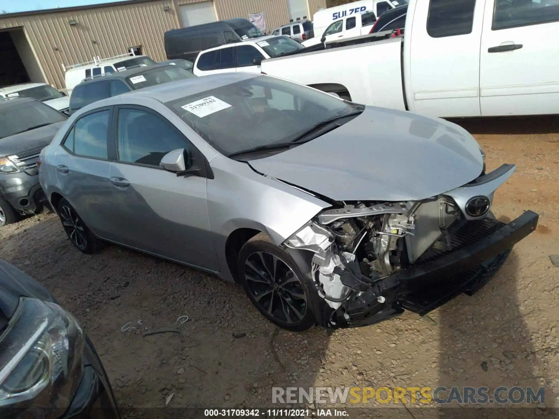 1 Photograph of a damaged car 5YFBURHE2KP858399 TOYOTA COROLLA 2019