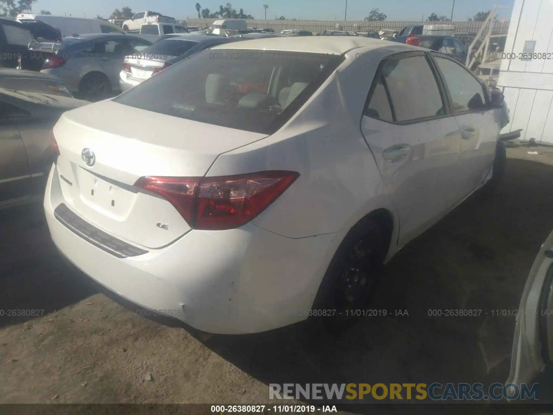 4 Photograph of a damaged car 5YFBURHE2KP858676 TOYOTA COROLLA 2019