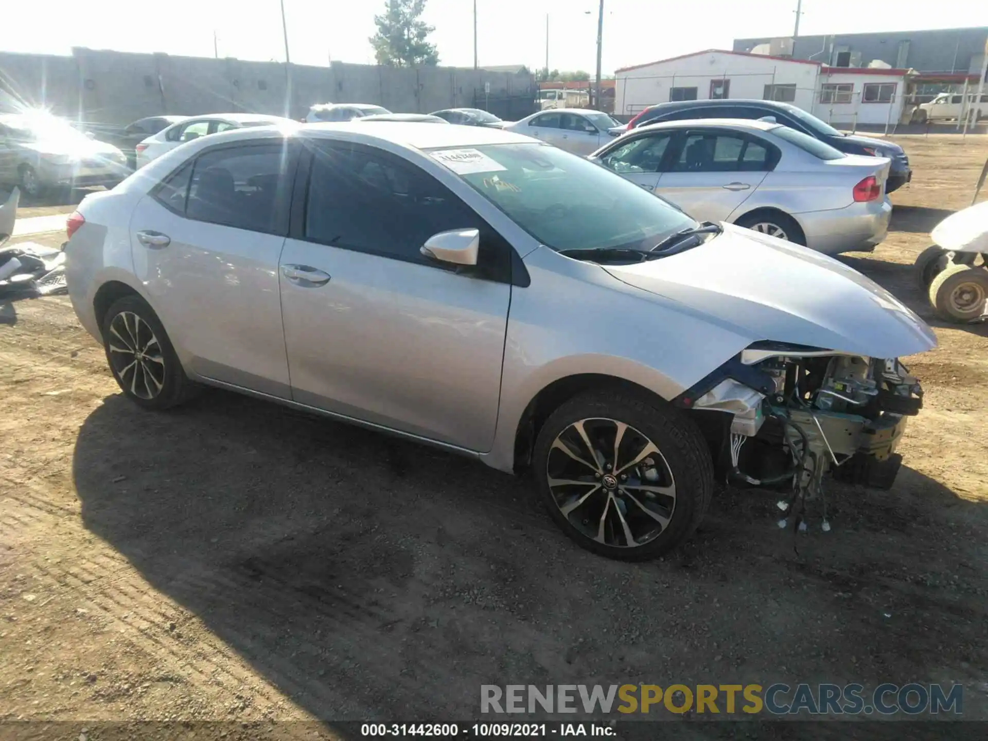 1 Photograph of a damaged car 5YFBURHE2KP858824 TOYOTA COROLLA 2019