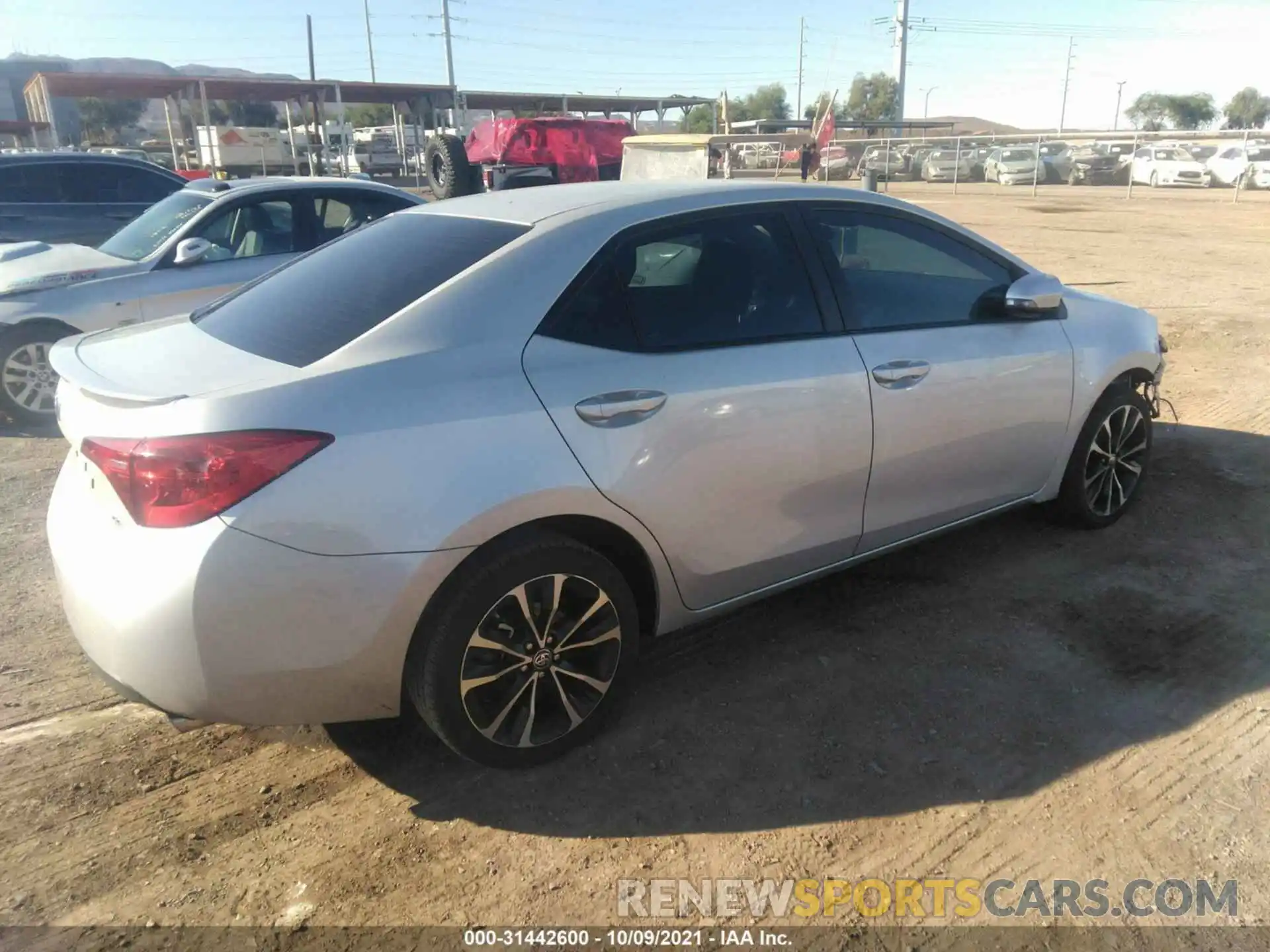 4 Photograph of a damaged car 5YFBURHE2KP858824 TOYOTA COROLLA 2019