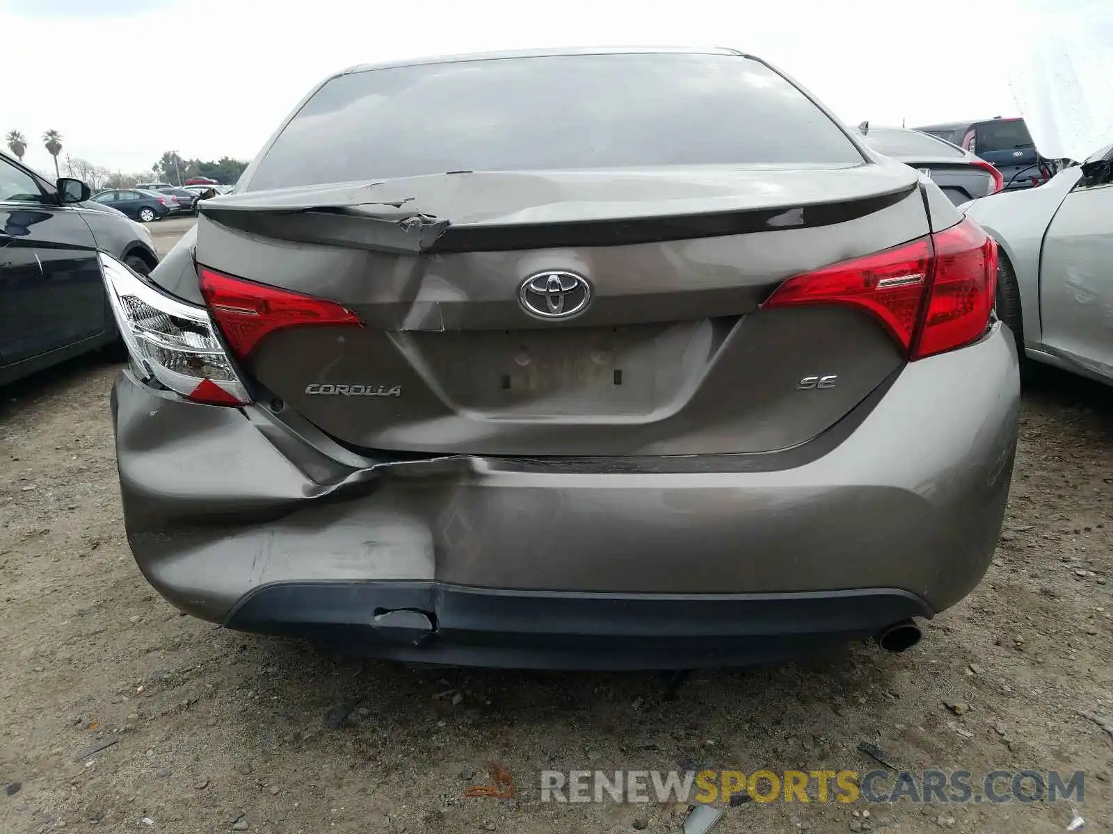 9 Photograph of a damaged car 5YFBURHE2KP859374 TOYOTA COROLLA 2019