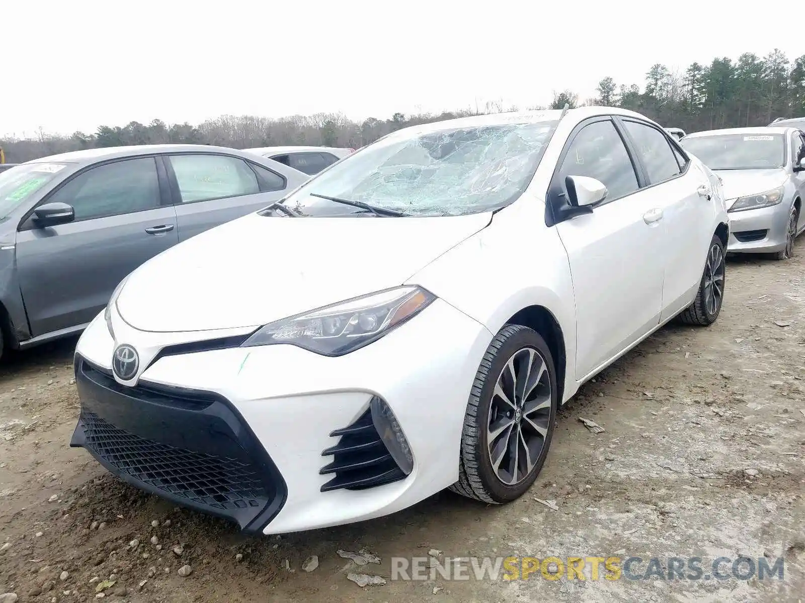 2 Photograph of a damaged car 5YFBURHE2KP859620 TOYOTA COROLLA 2019