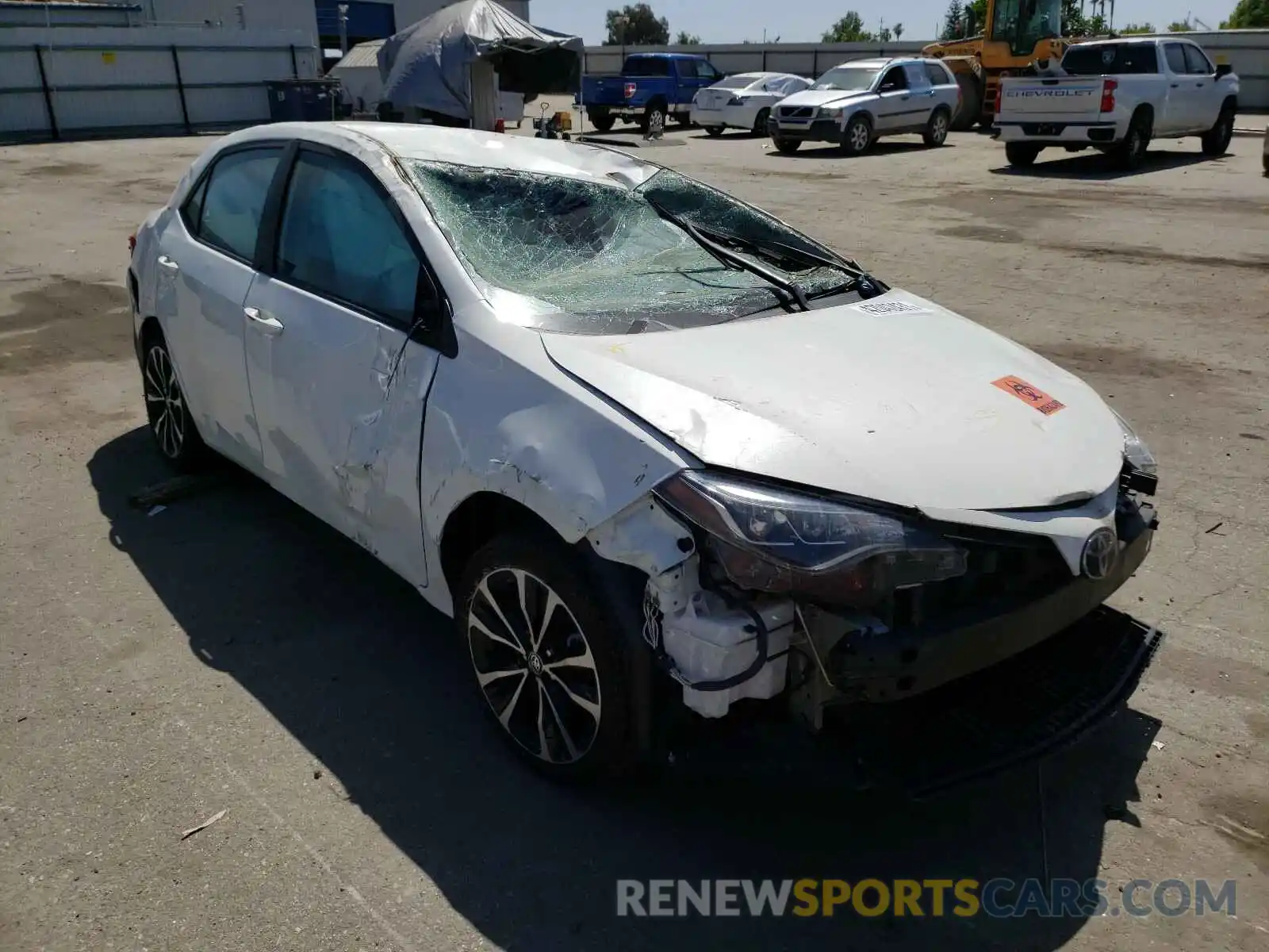 1 Photograph of a damaged car 5YFBURHE2KP859701 TOYOTA COROLLA 2019