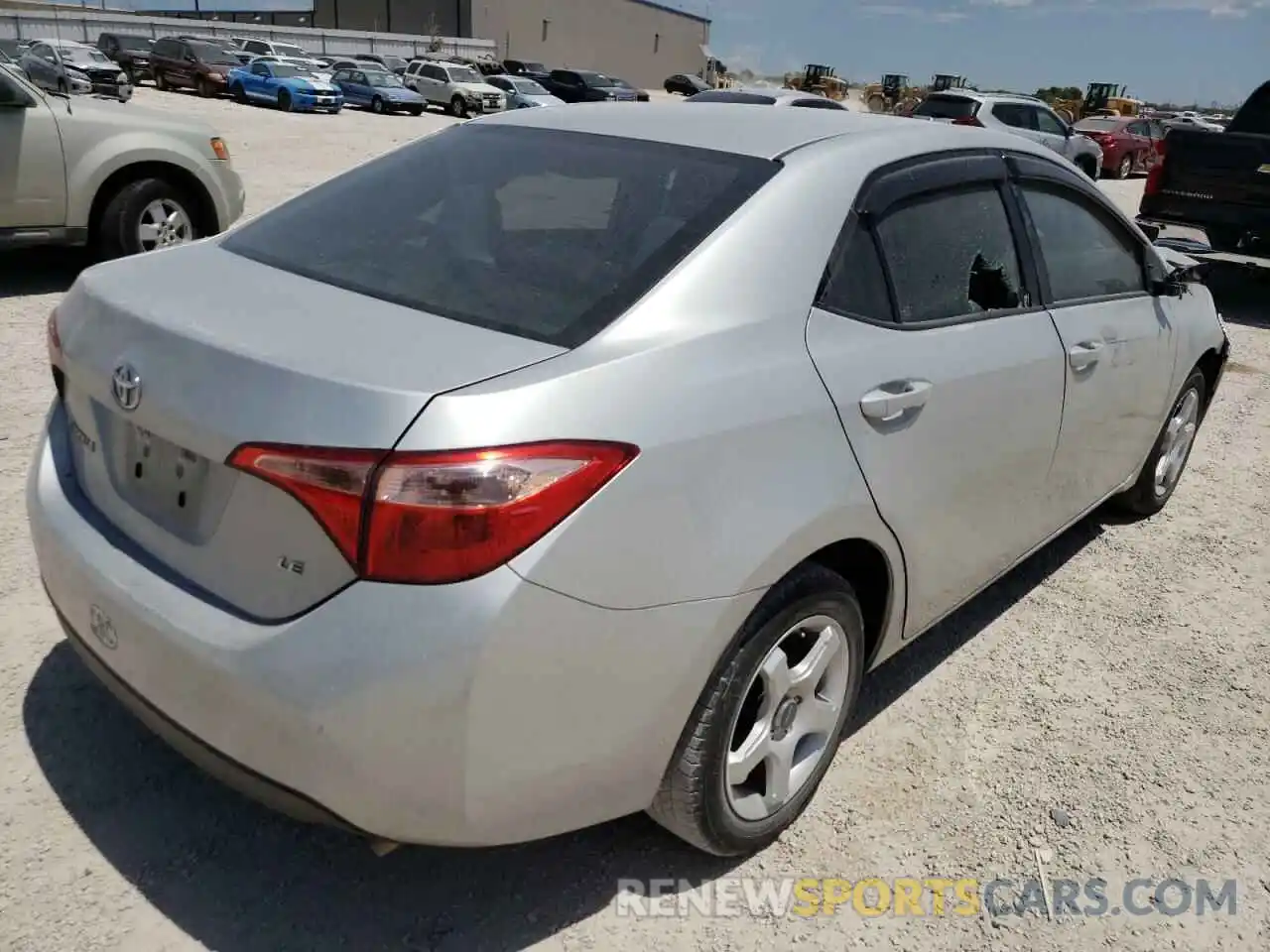 4 Photograph of a damaged car 5YFBURHE2KP859875 TOYOTA COROLLA 2019