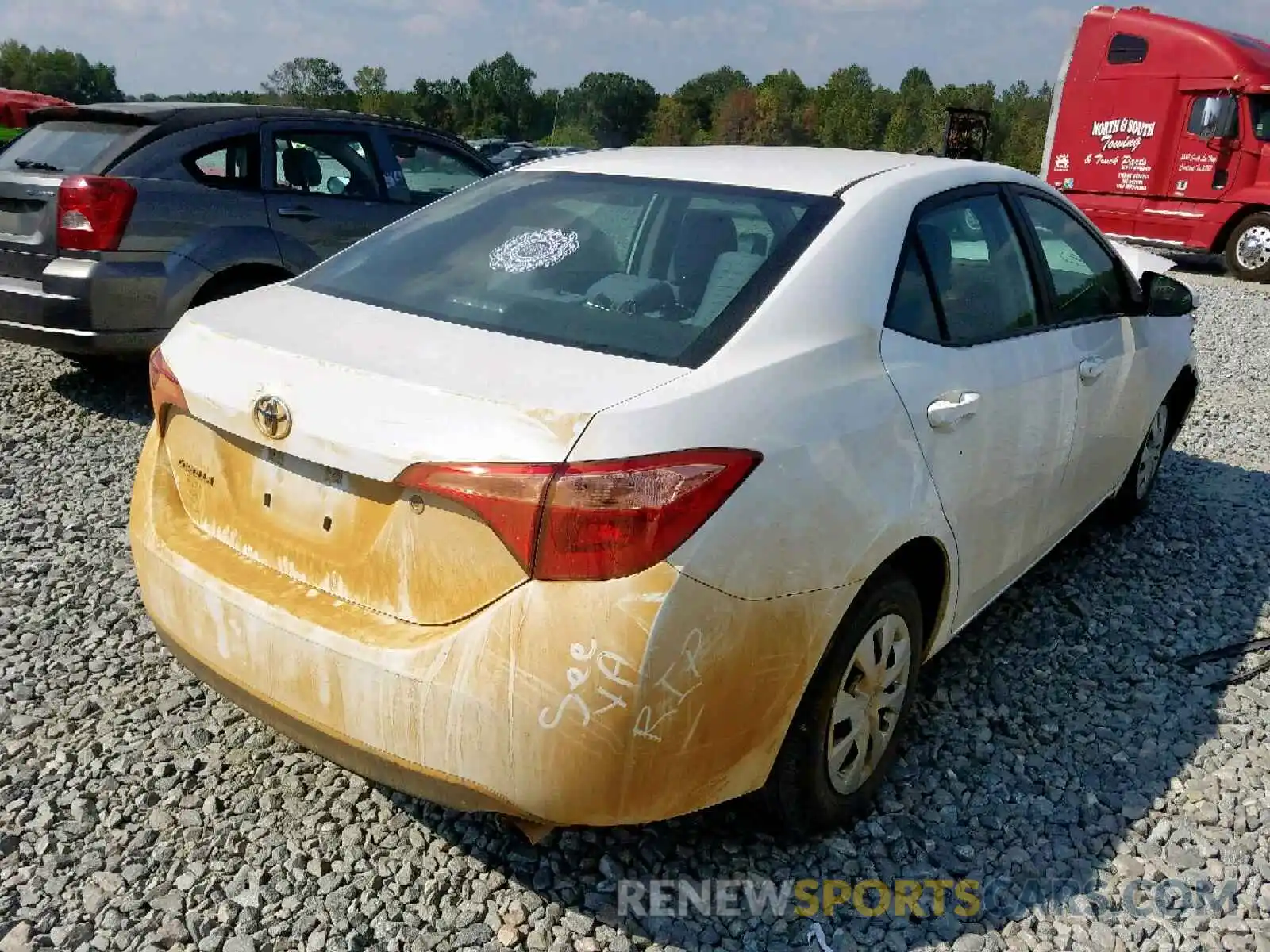 4 Photograph of a damaged car 5YFBURHE2KP859973 TOYOTA COROLLA 2019