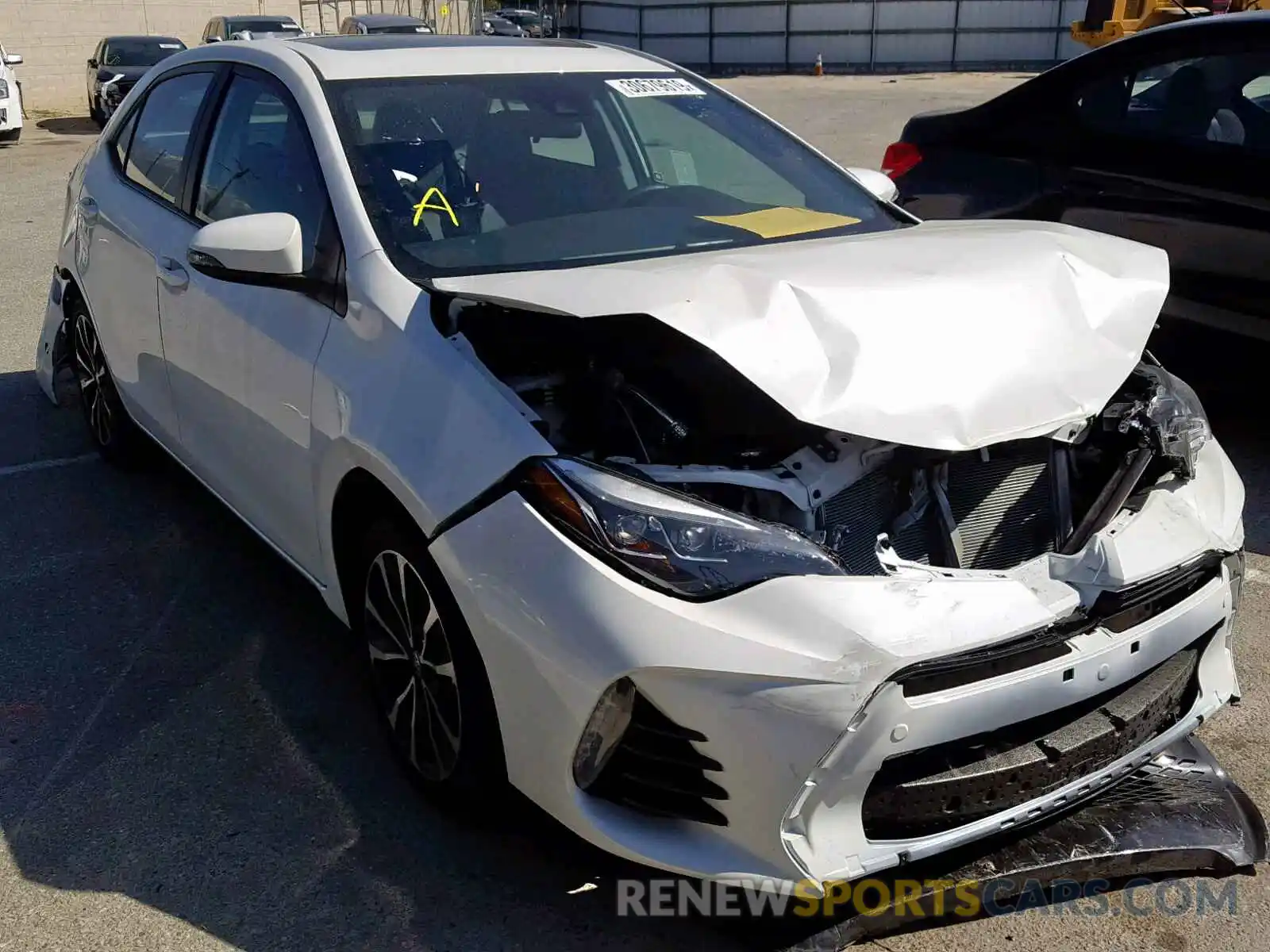 1 Photograph of a damaged car 5YFBURHE2KP860010 TOYOTA COROLLA 2019