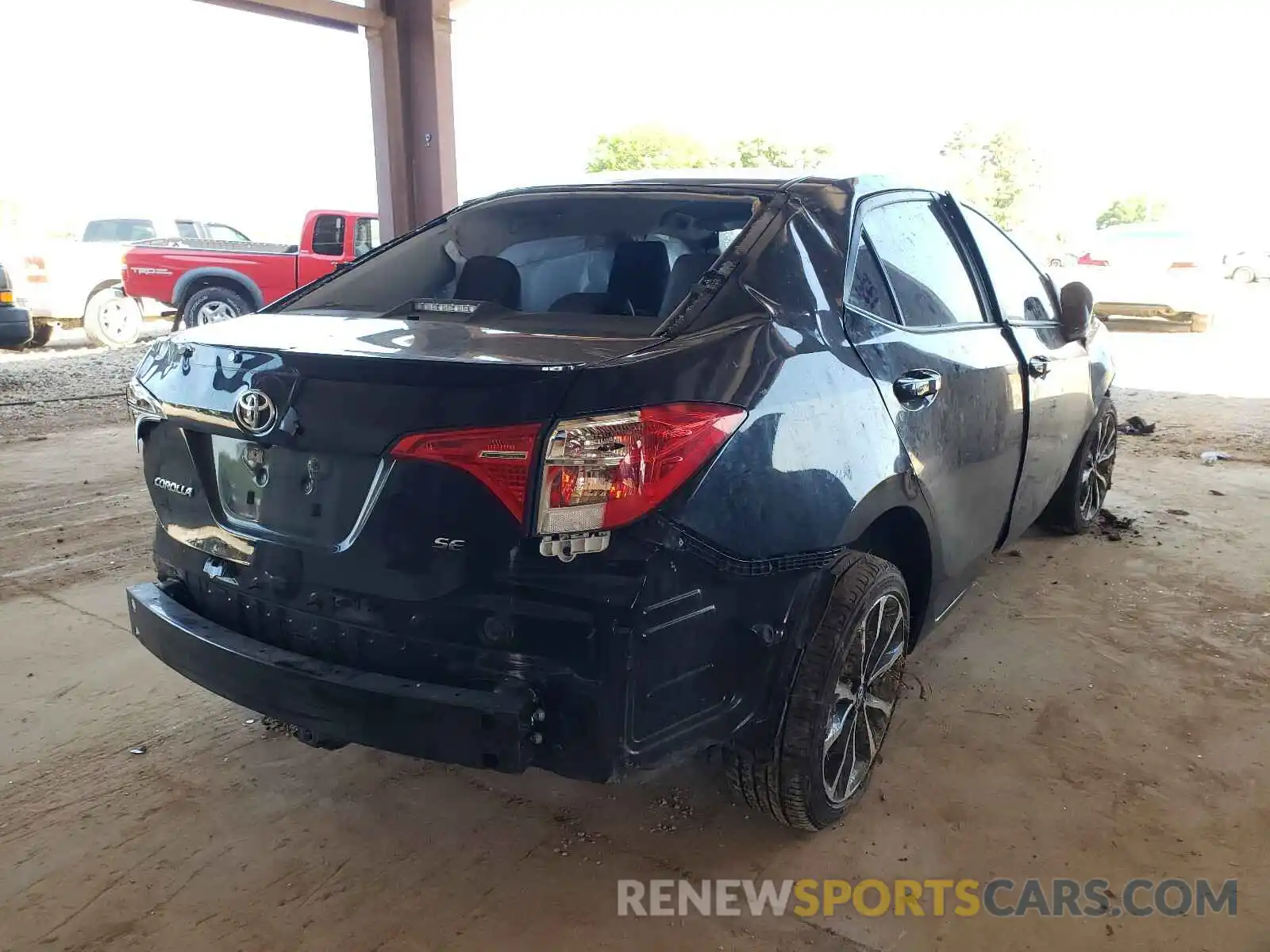 4 Photograph of a damaged car 5YFBURHE2KP860122 TOYOTA COROLLA 2019