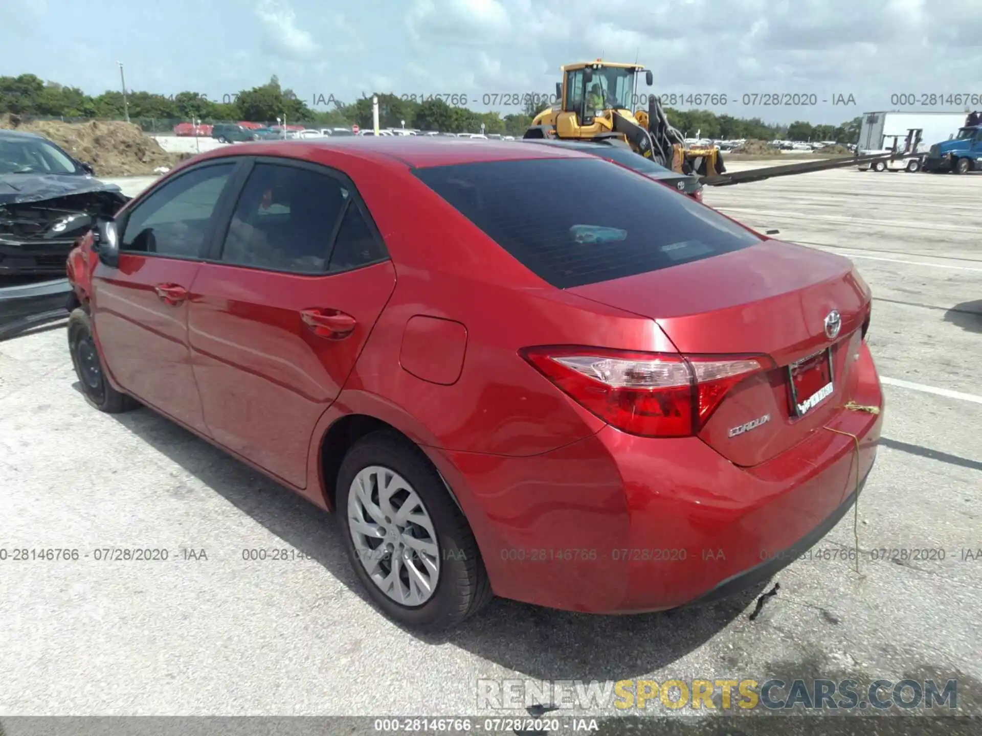 3 Photograph of a damaged car 5YFBURHE2KP860279 TOYOTA COROLLA 2019