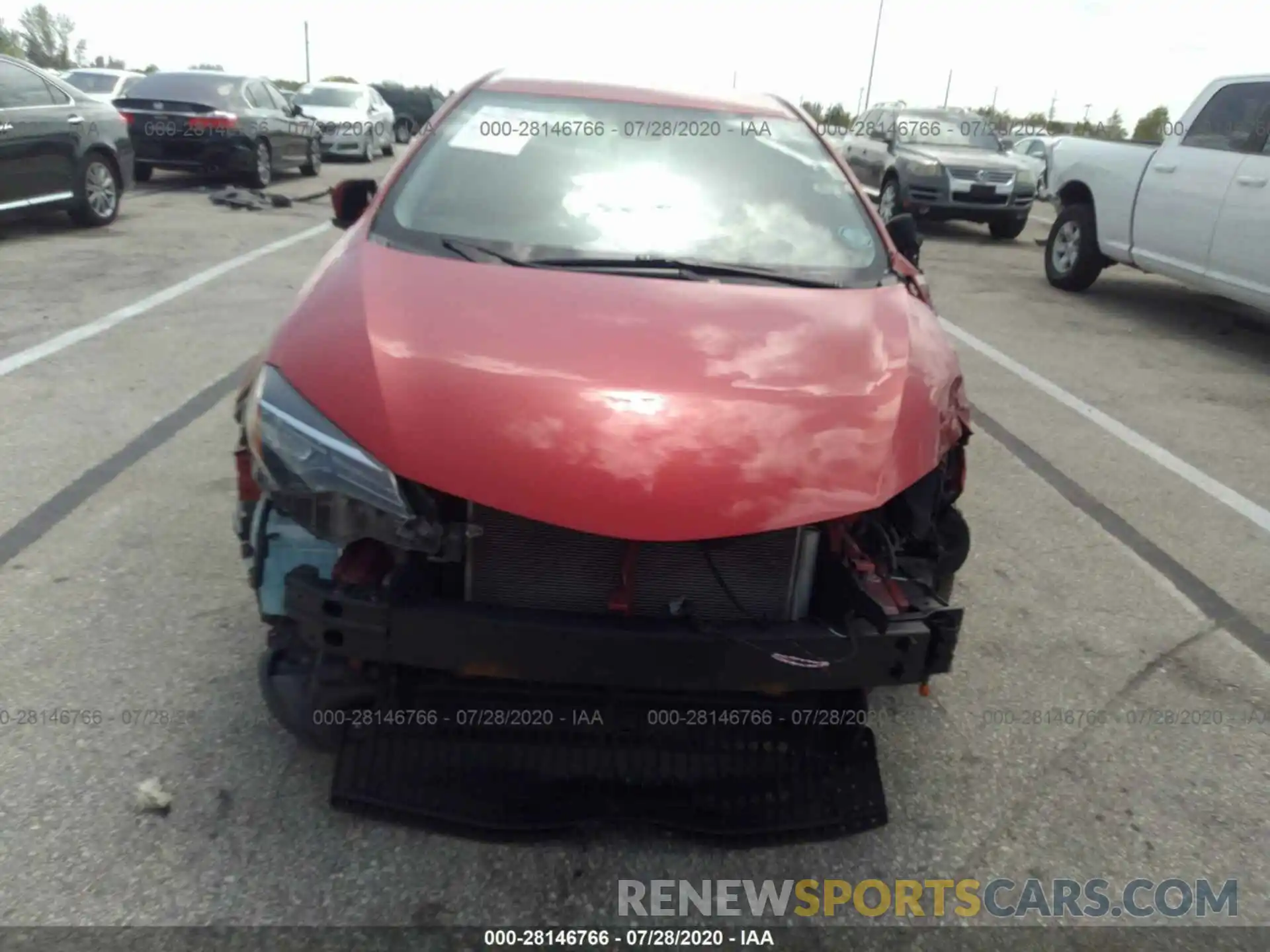 6 Photograph of a damaged car 5YFBURHE2KP860279 TOYOTA COROLLA 2019