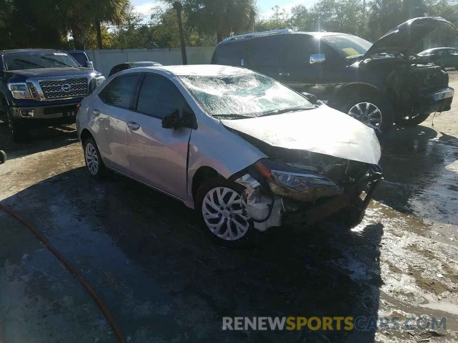 1 Photograph of a damaged car 5YFBURHE2KP860296 TOYOTA COROLLA 2019