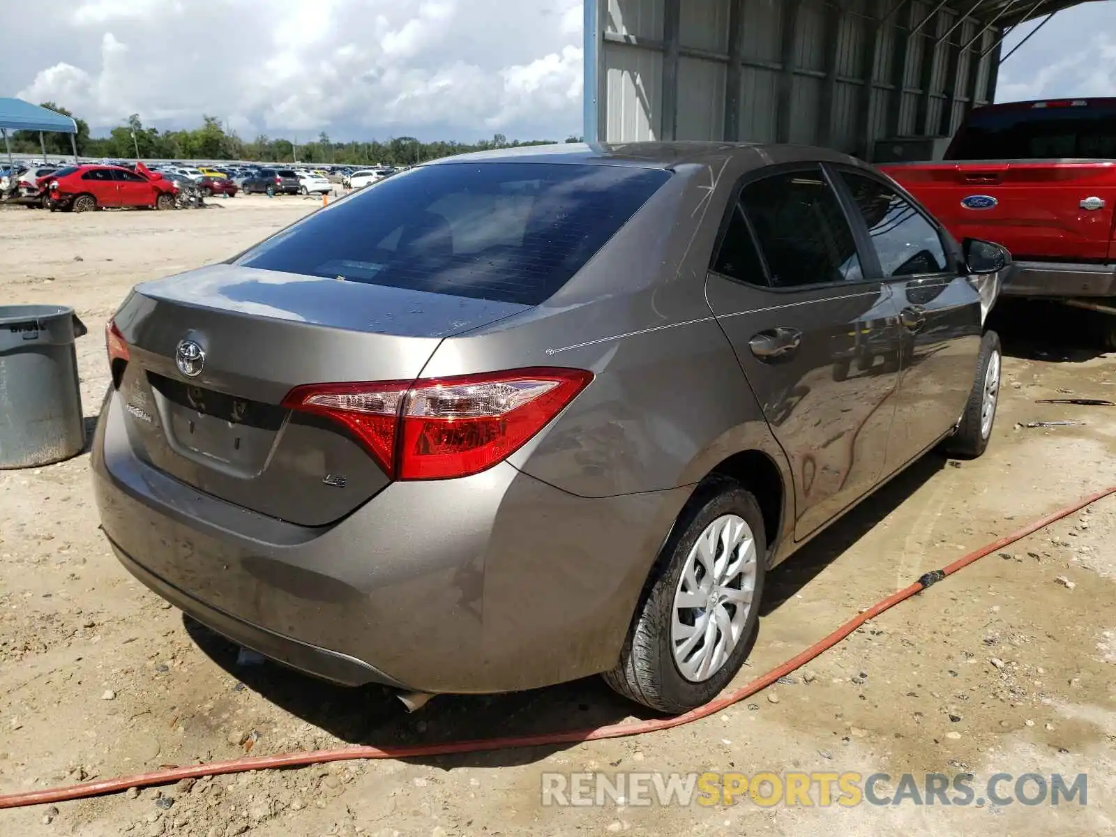 4 Photograph of a damaged car 5YFBURHE2KP860752 TOYOTA COROLLA 2019