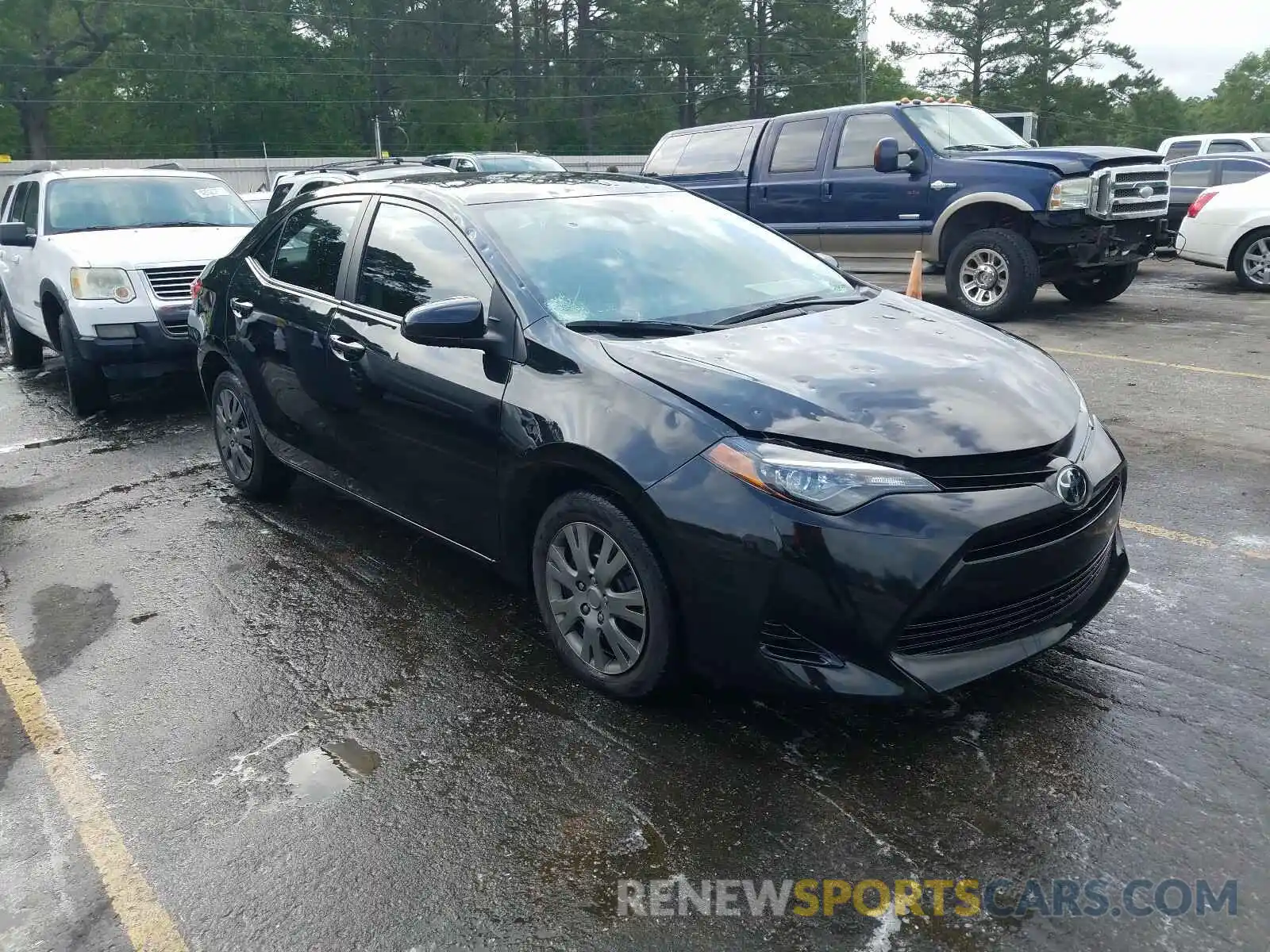 1 Photograph of a damaged car 5YFBURHE2KP861027 TOYOTA COROLLA 2019