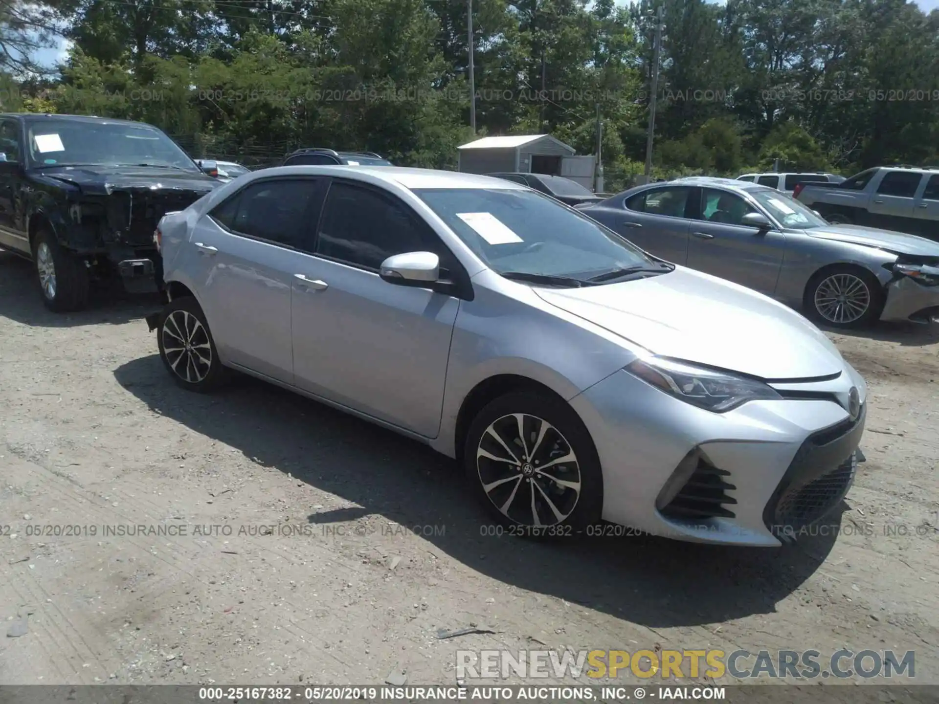 1 Photograph of a damaged car 5YFBURHE2KP861402 TOYOTA COROLLA 2019