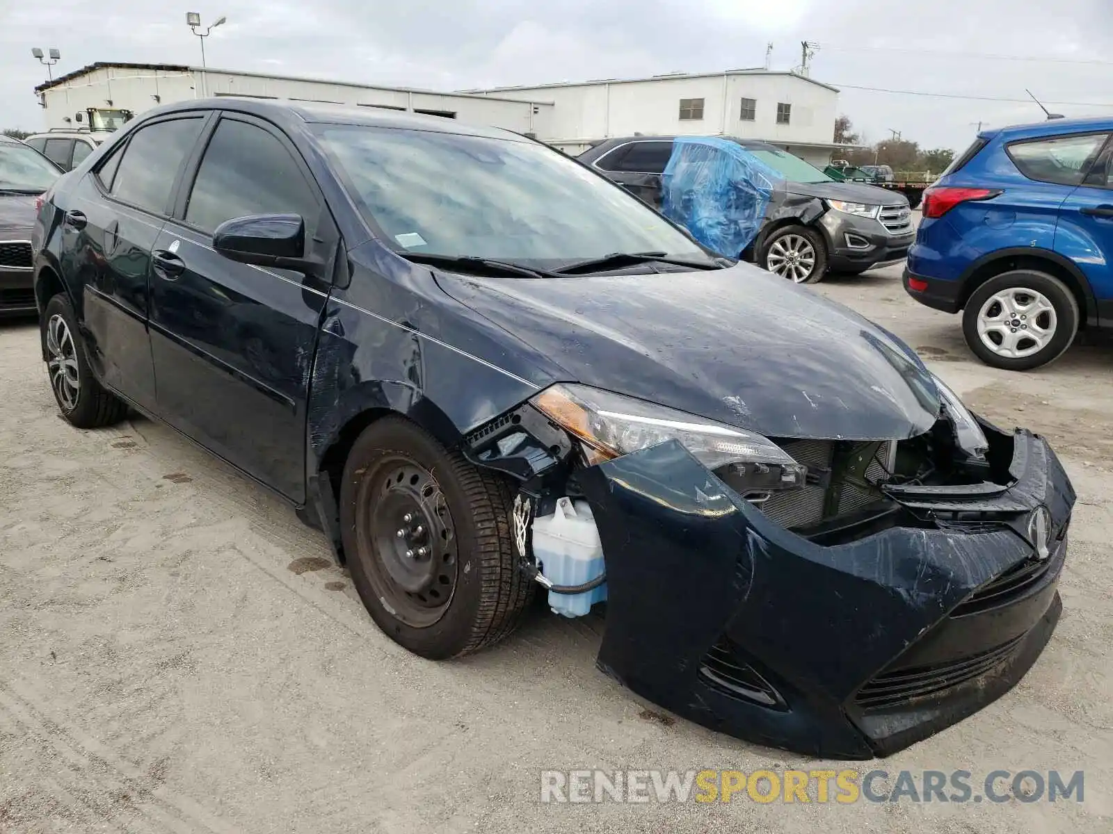 1 Photograph of a damaged car 5YFBURHE2KP861433 TOYOTA COROLLA 2019