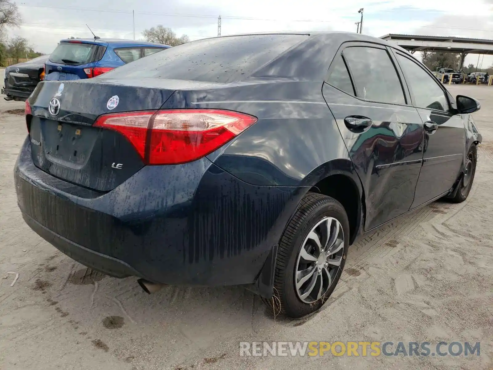 4 Photograph of a damaged car 5YFBURHE2KP861433 TOYOTA COROLLA 2019