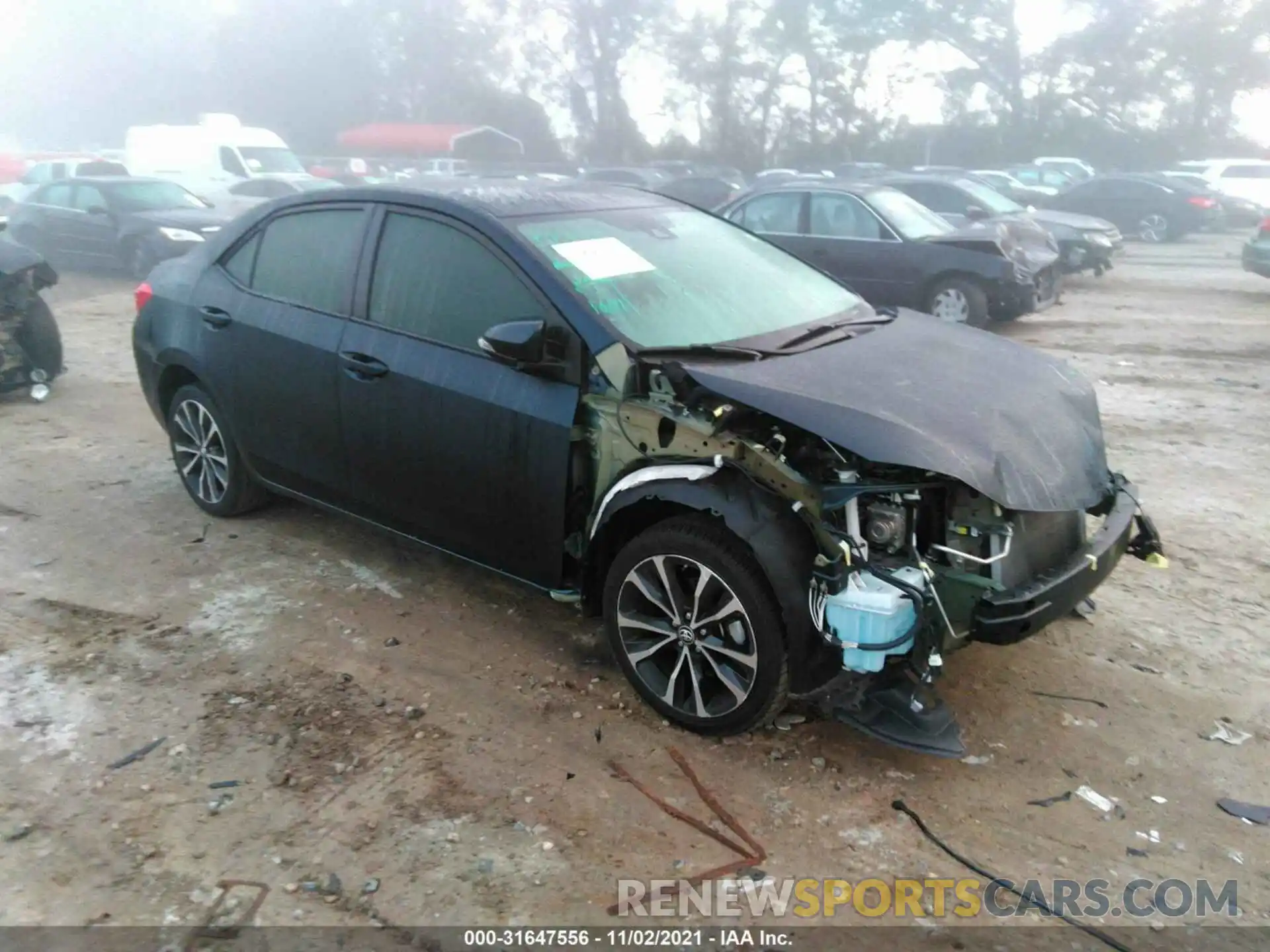 1 Photograph of a damaged car 5YFBURHE2KP861576 TOYOTA COROLLA 2019