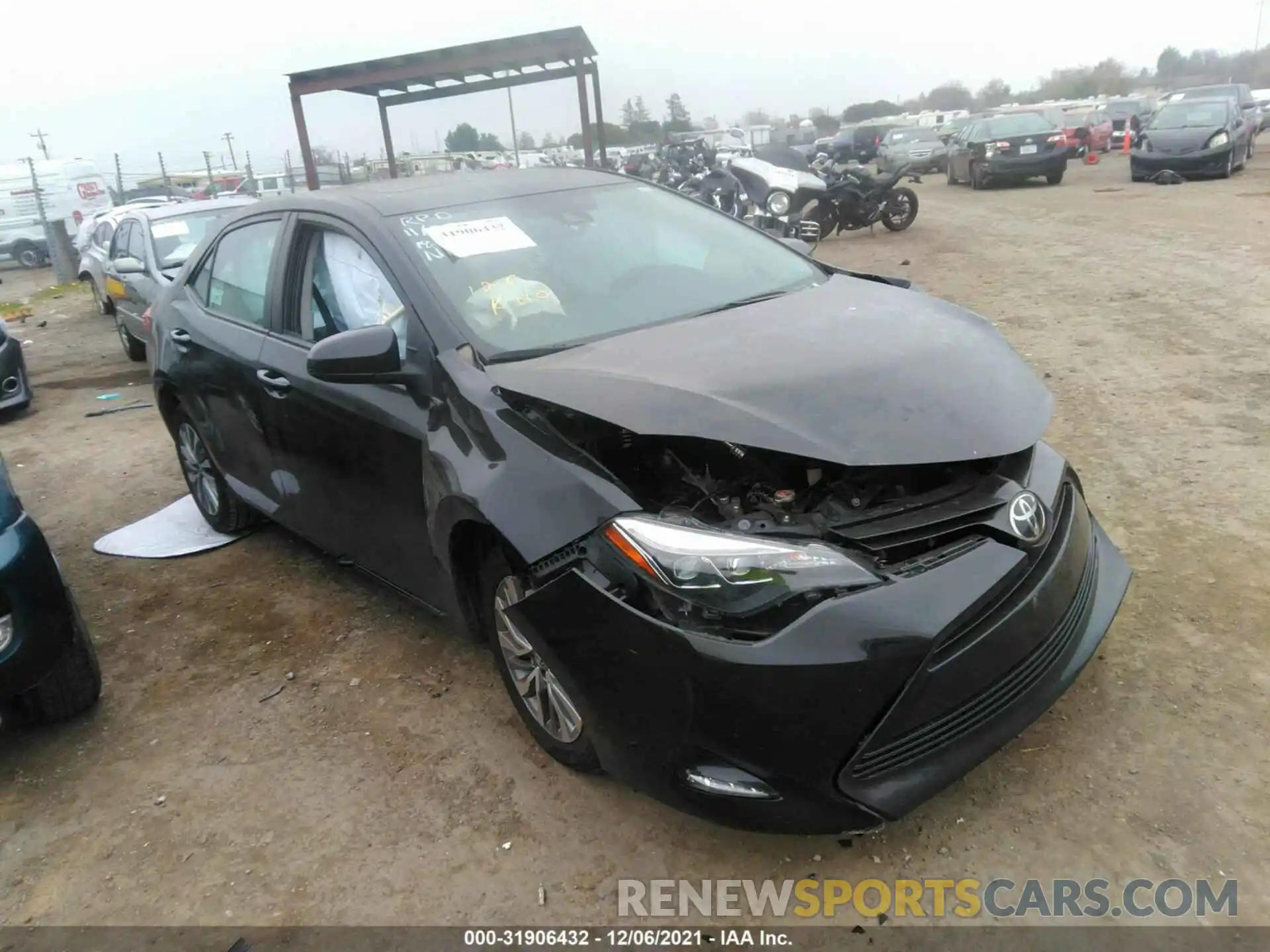 1 Photograph of a damaged car 5YFBURHE2KP861609 TOYOTA COROLLA 2019