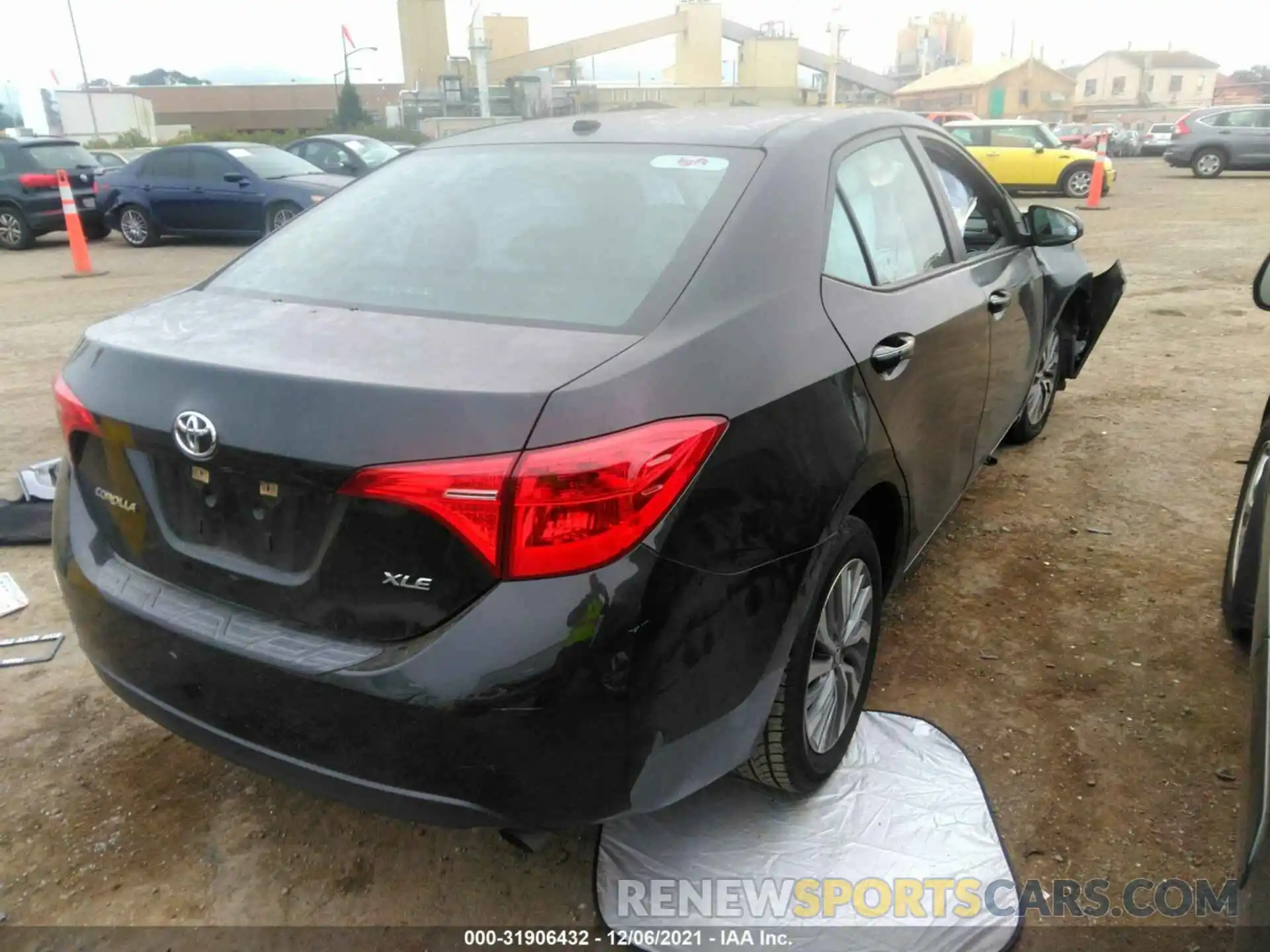 4 Фотография поврежденного автомобиля 5YFBURHE2KP861609 TOYOTA COROLLA 2019