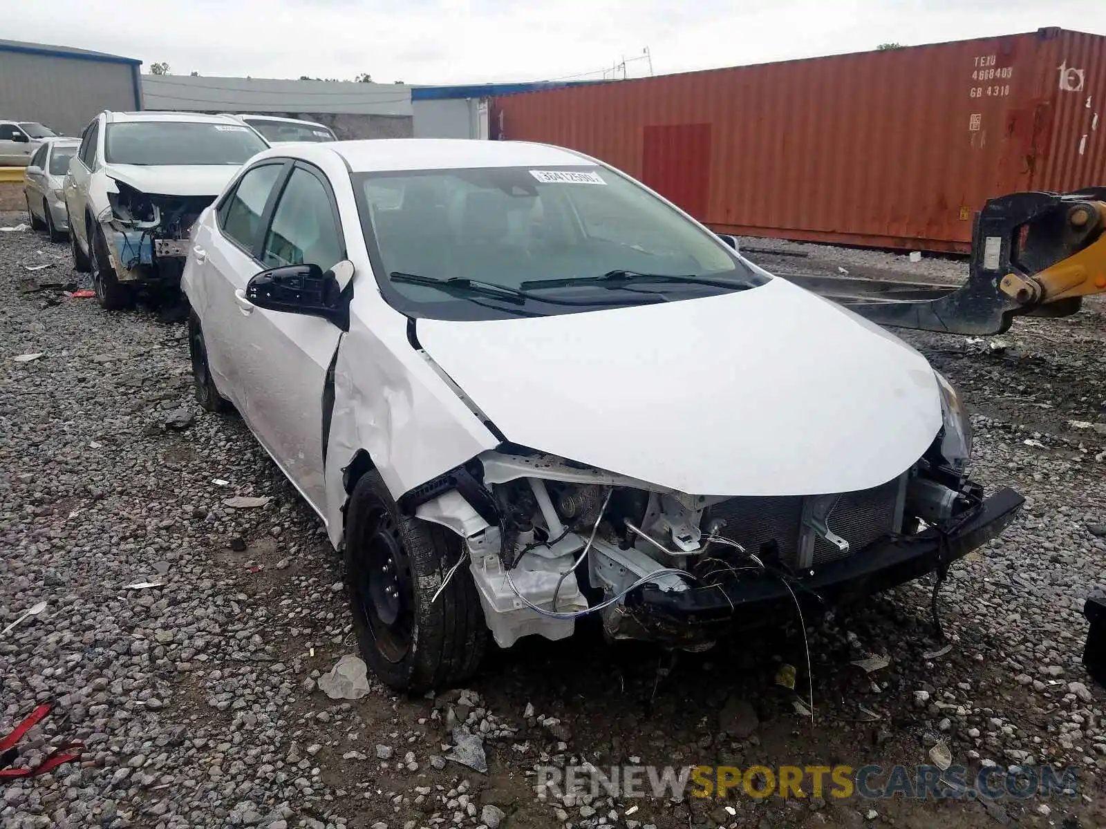 1 Photograph of a damaged car 5YFBURHE2KP861884 TOYOTA COROLLA 2019