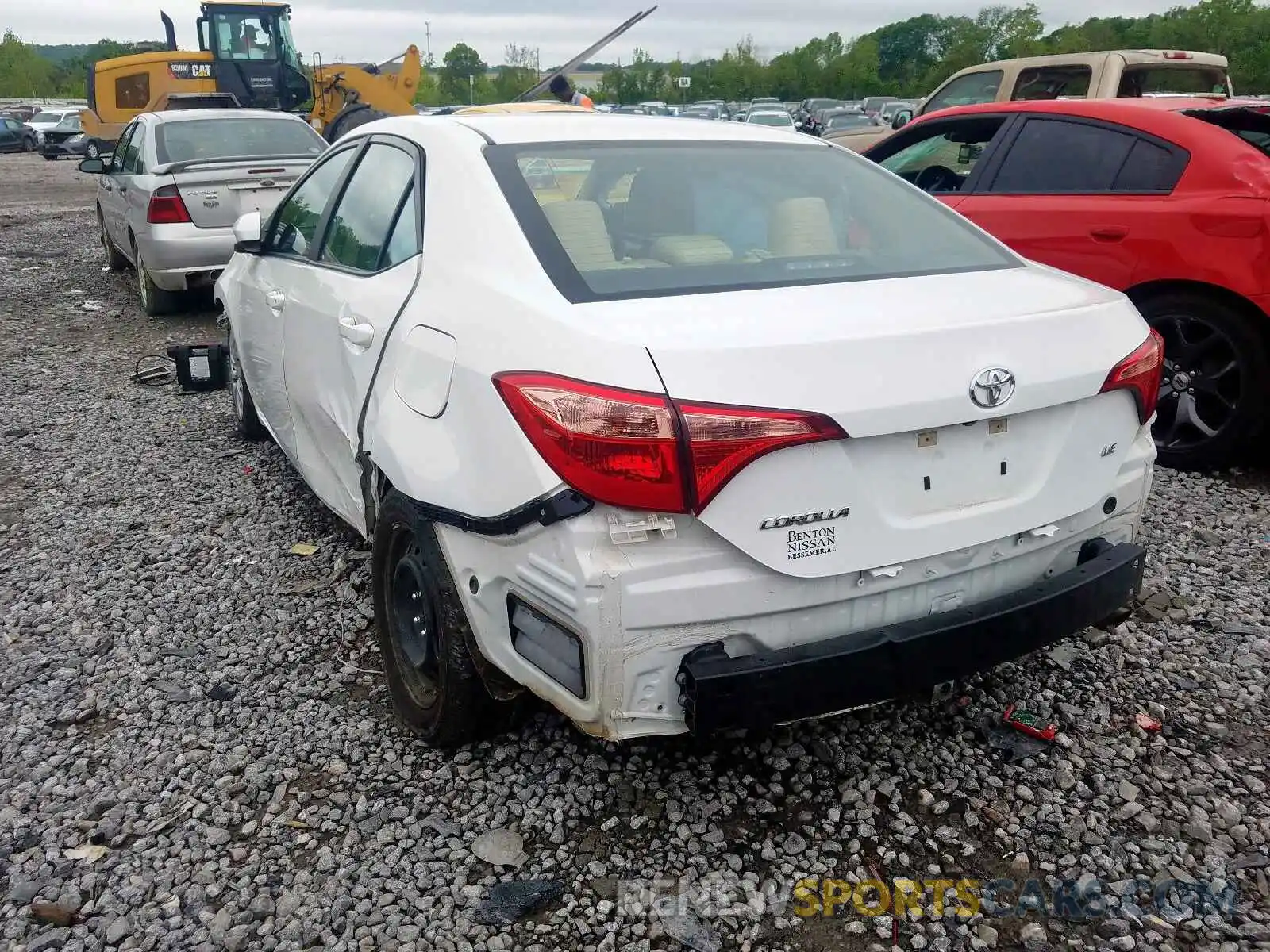 3 Photograph of a damaged car 5YFBURHE2KP861884 TOYOTA COROLLA 2019