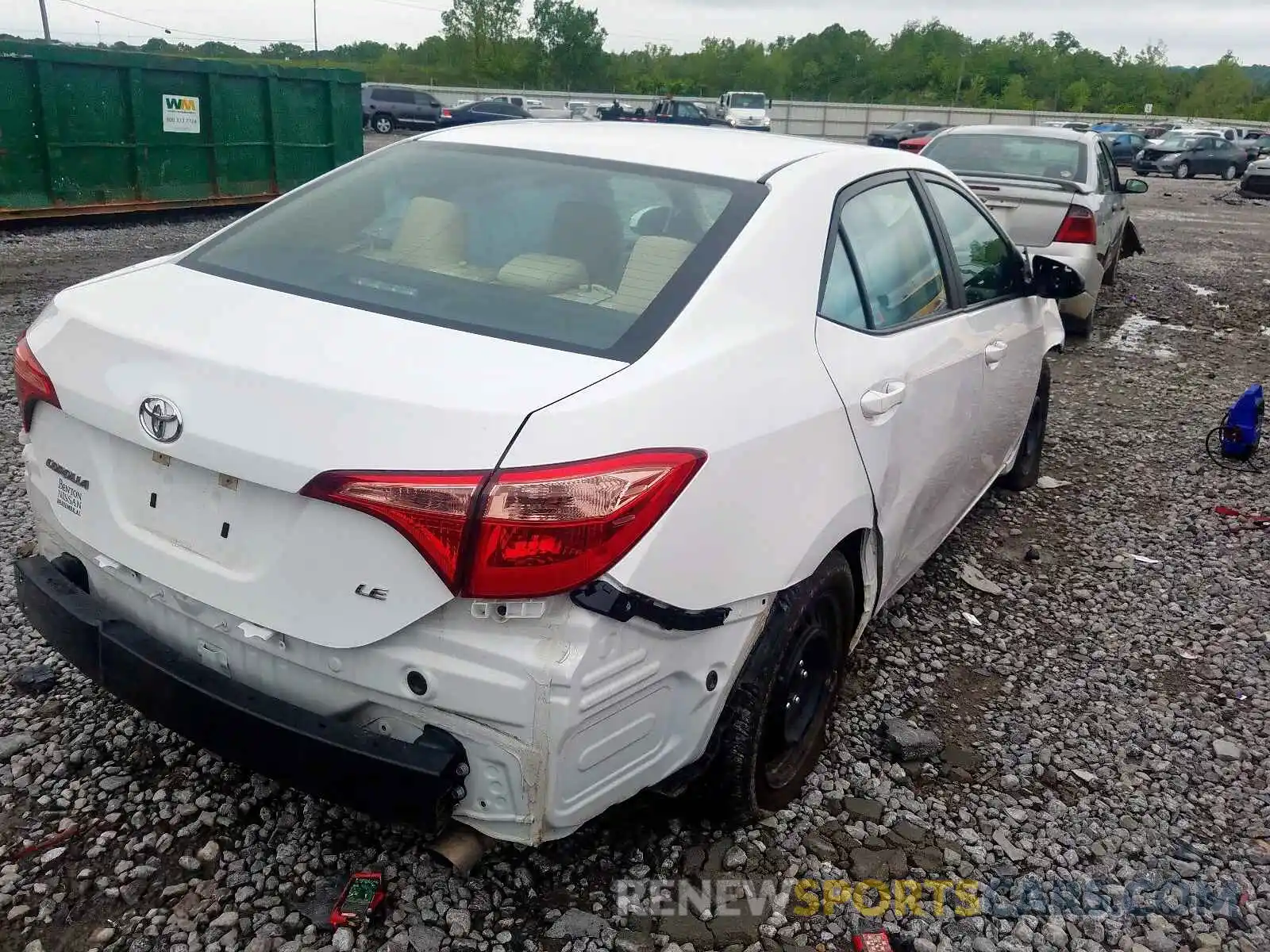 4 Photograph of a damaged car 5YFBURHE2KP861884 TOYOTA COROLLA 2019