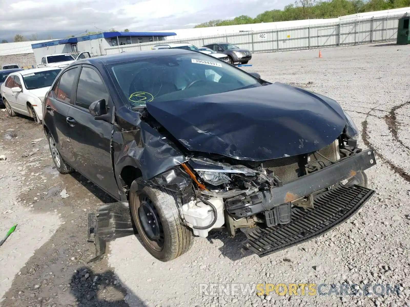 1 Photograph of a damaged car 5YFBURHE2KP861903 TOYOTA COROLLA 2019