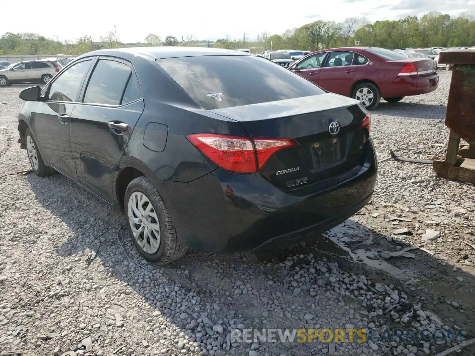 3 Photograph of a damaged car 5YFBURHE2KP861903 TOYOTA COROLLA 2019