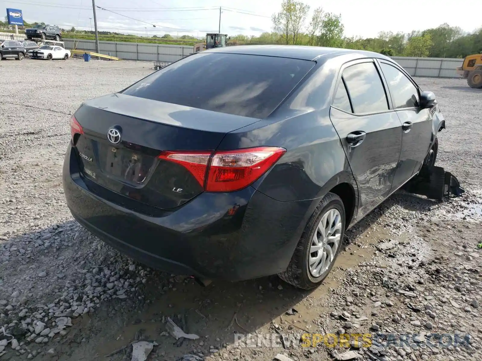 4 Photograph of a damaged car 5YFBURHE2KP861903 TOYOTA COROLLA 2019