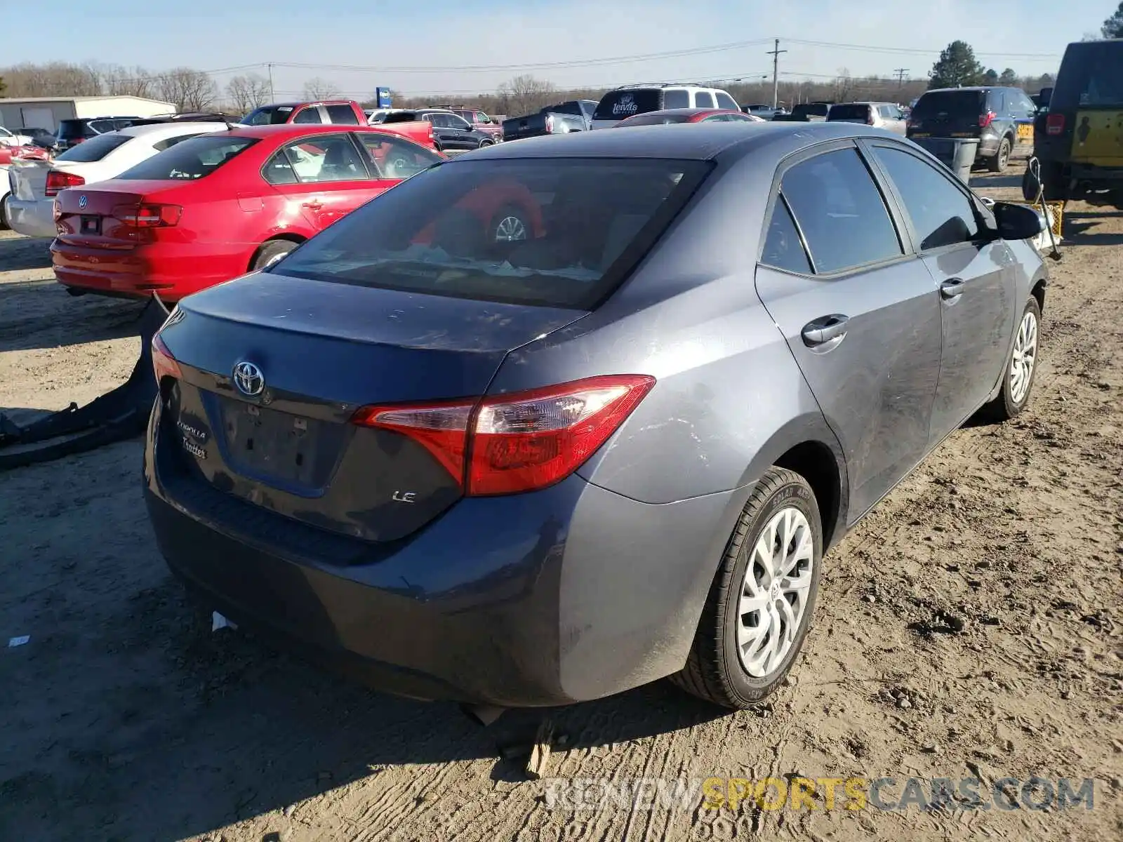 4 Photograph of a damaged car 5YFBURHE2KP862159 TOYOTA COROLLA 2019