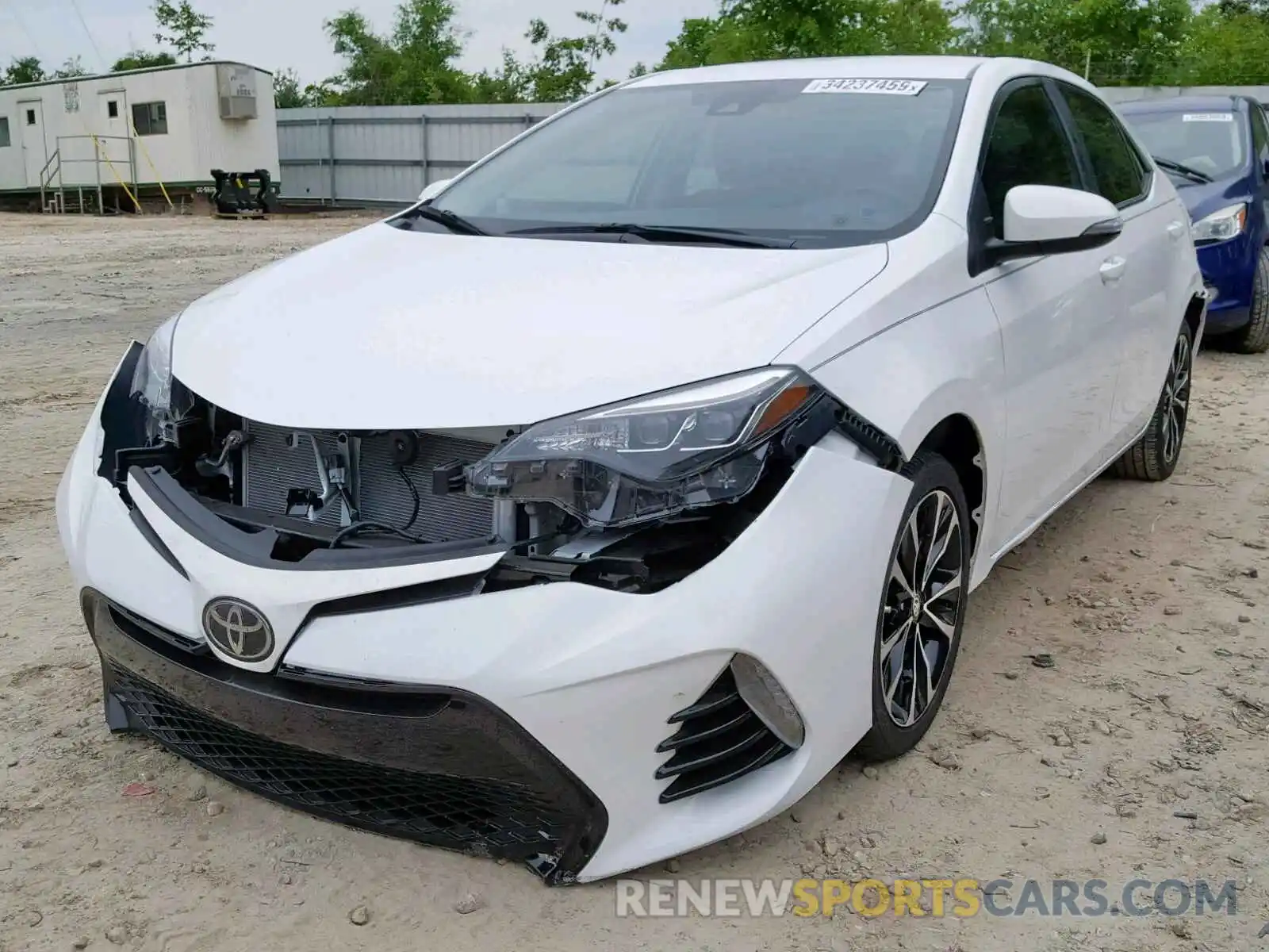 2 Photograph of a damaged car 5YFBURHE2KP862503 TOYOTA COROLLA 2019