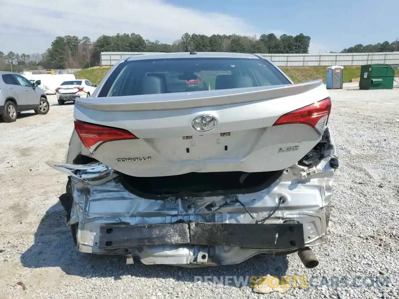 6 Photograph of a damaged car 5YFBURHE2KP862601 TOYOTA COROLLA 2019