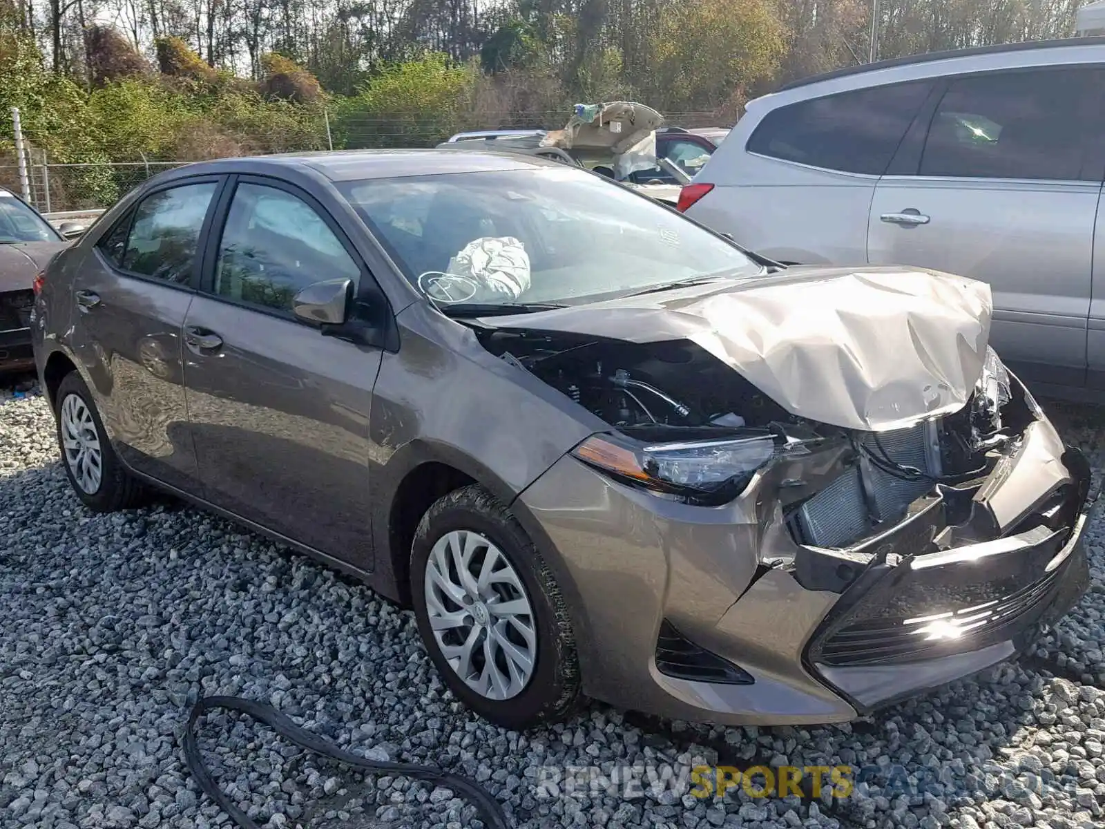 1 Photograph of a damaged car 5YFBURHE2KP862632 TOYOTA COROLLA 2019