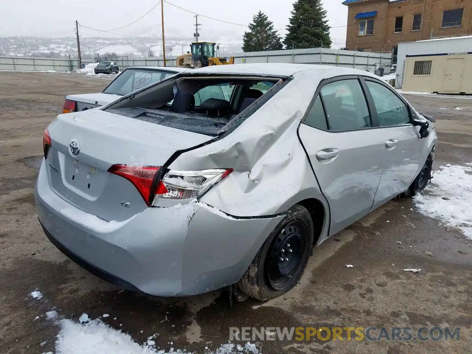 4 Photograph of a damaged car 5YFBURHE2KP862971 TOYOTA COROLLA 2019