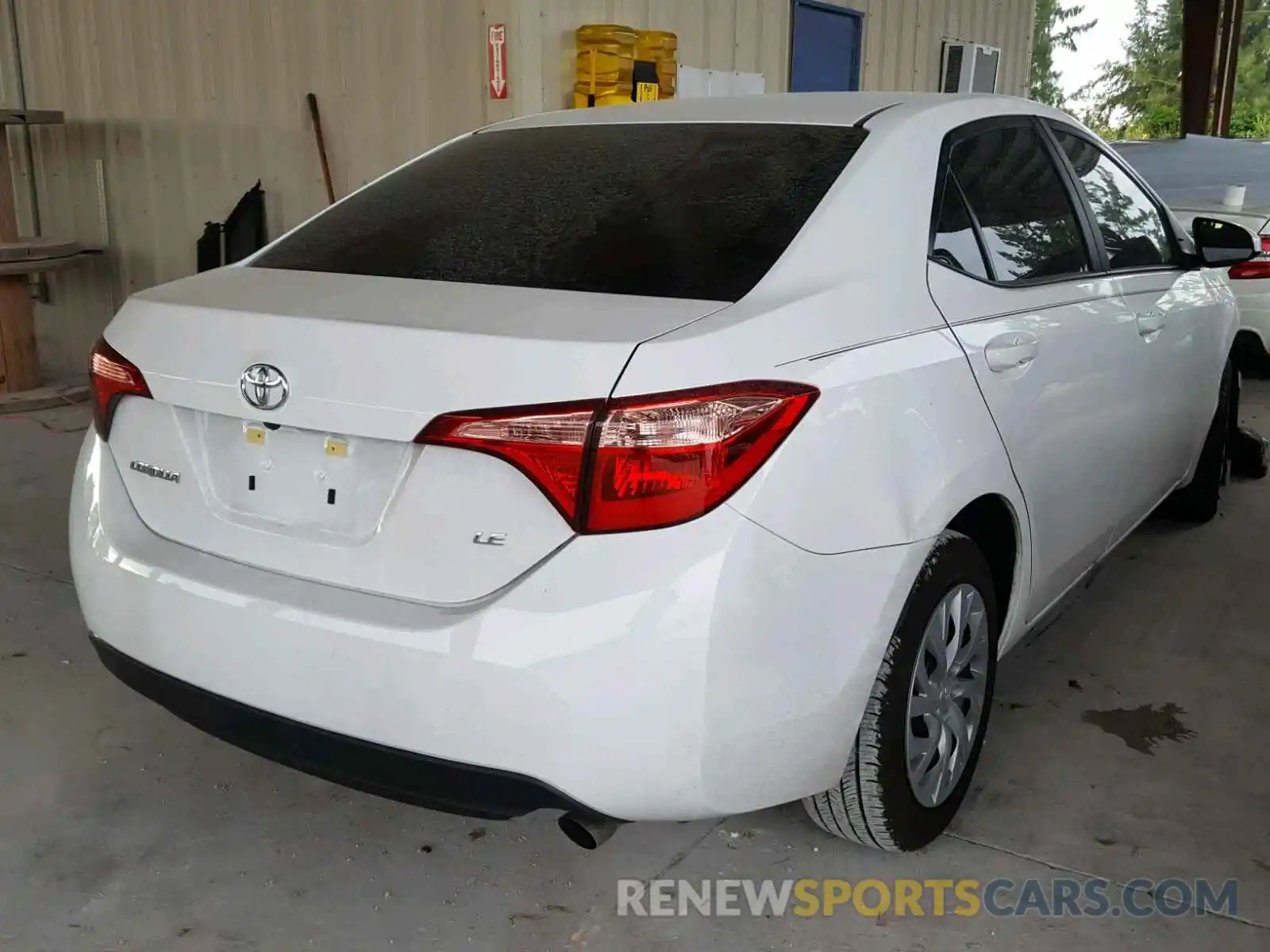 4 Photograph of a damaged car 5YFBURHE2KP863229 TOYOTA COROLLA 2019